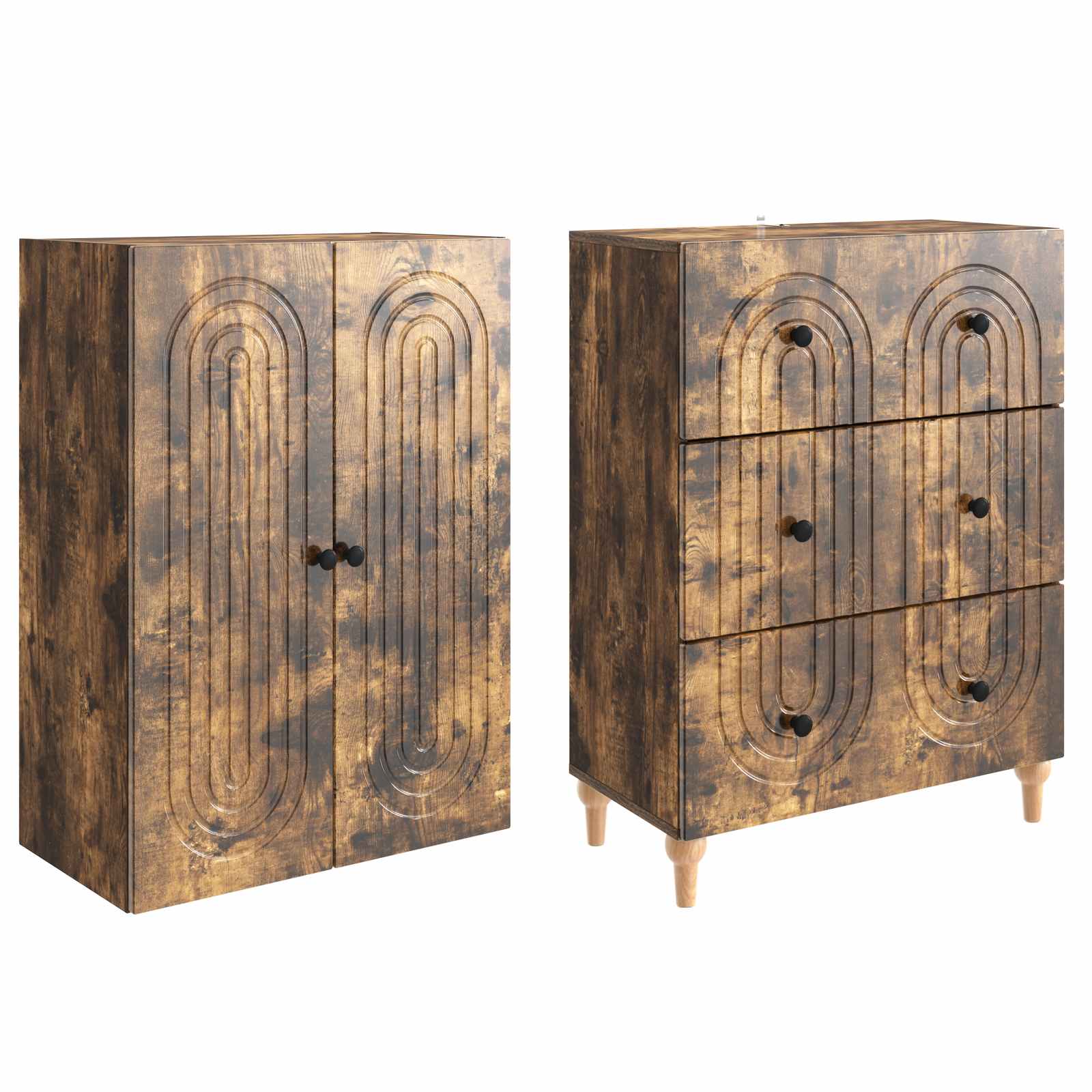 Ensemble de Meubles 2 pcs 66 x 34,5 x 90 cm Bois d'ingénierie - XIOS