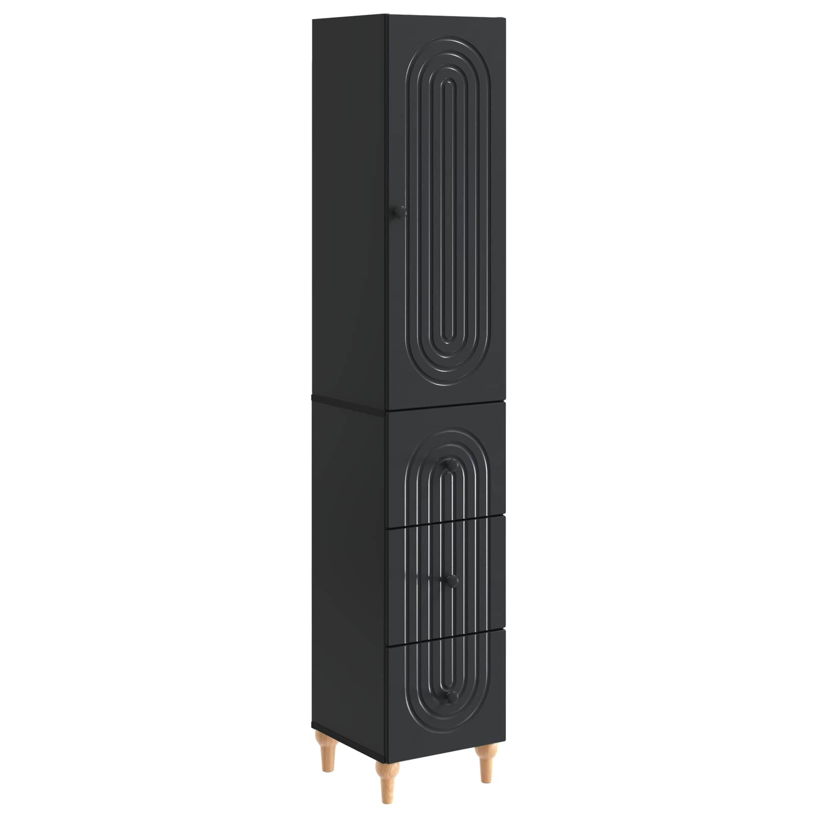 Ensemble de Meubles 2 pcs 33 x 34,5 x 90 cm Bois d'ingénierie - XIOS