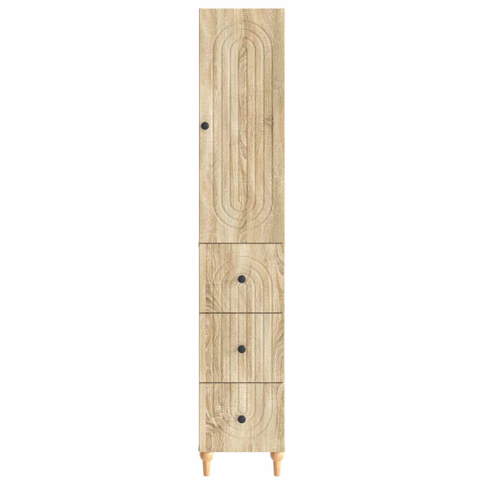 Ensemble de Meubles 2 pcs 33 x 34,5 x 90 cm Bois d'ingénierie - XIOS