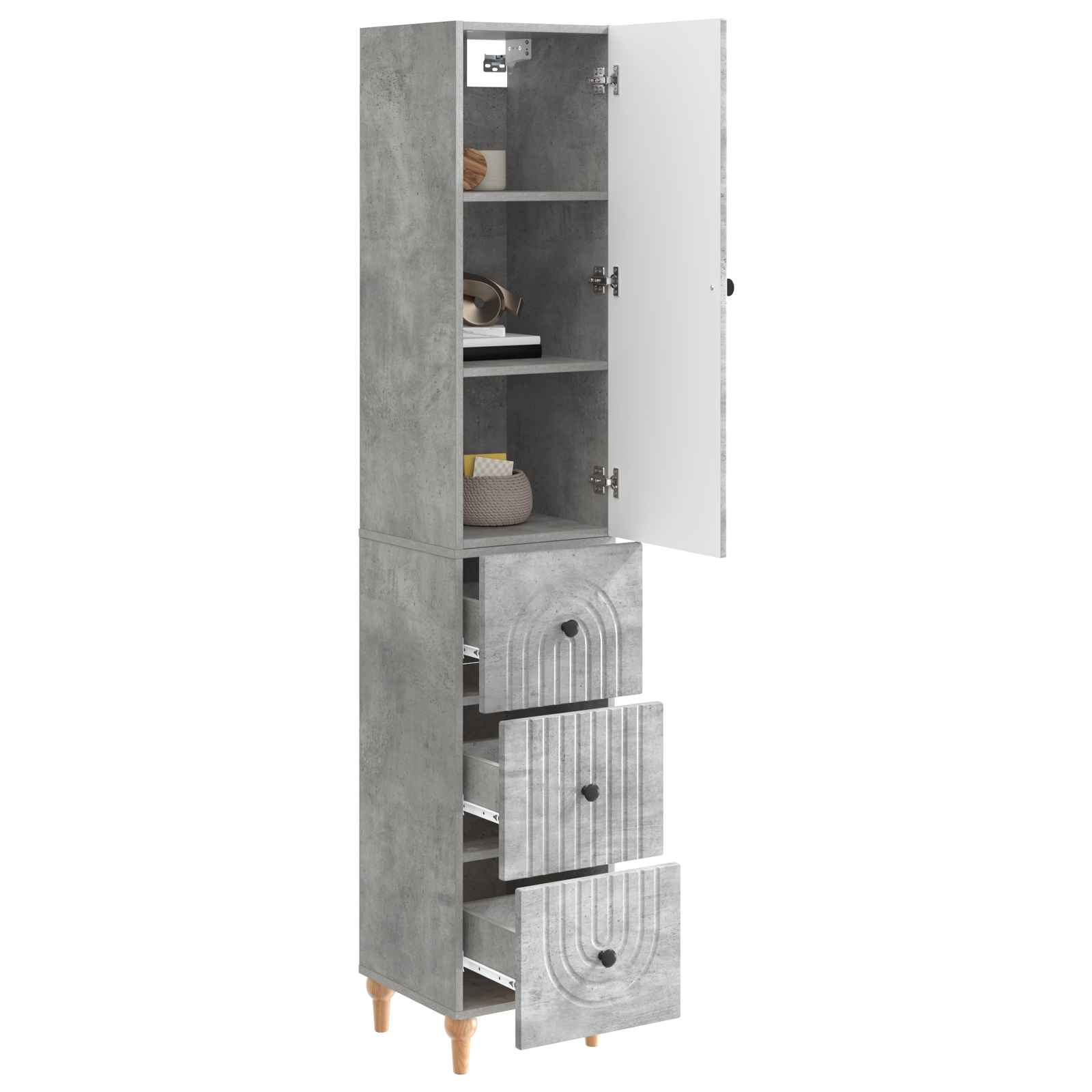 Ensemble de Meubles 2 pcs 33 x 34,5 x 90 cm Bois d'ingénierie - XIOS