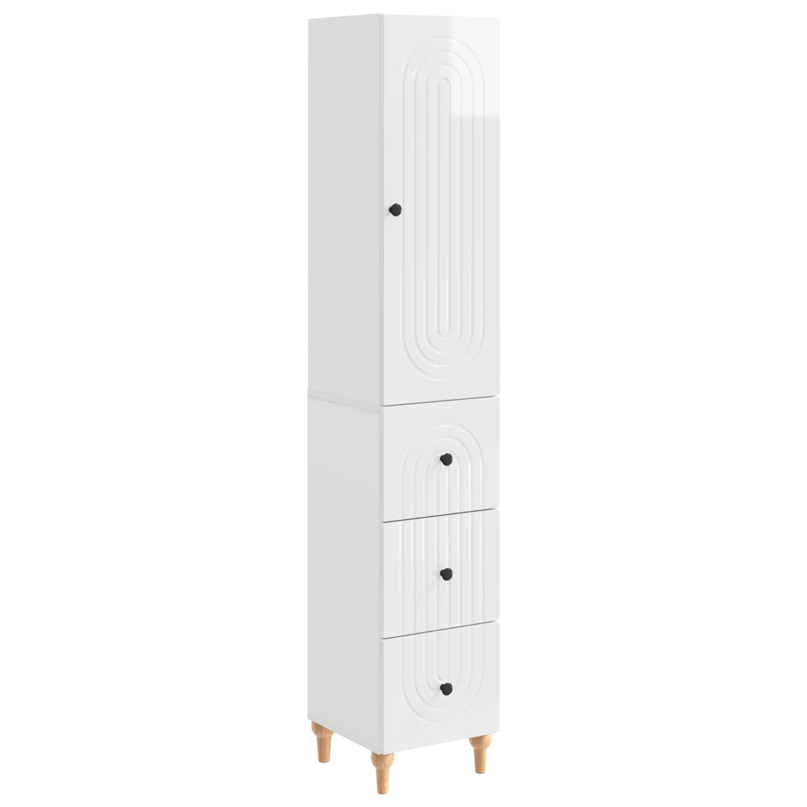 Ensemble de Meubles 2 pcs 33 x 34,5 x 90 cm Bois d'ingénierie - XIOS