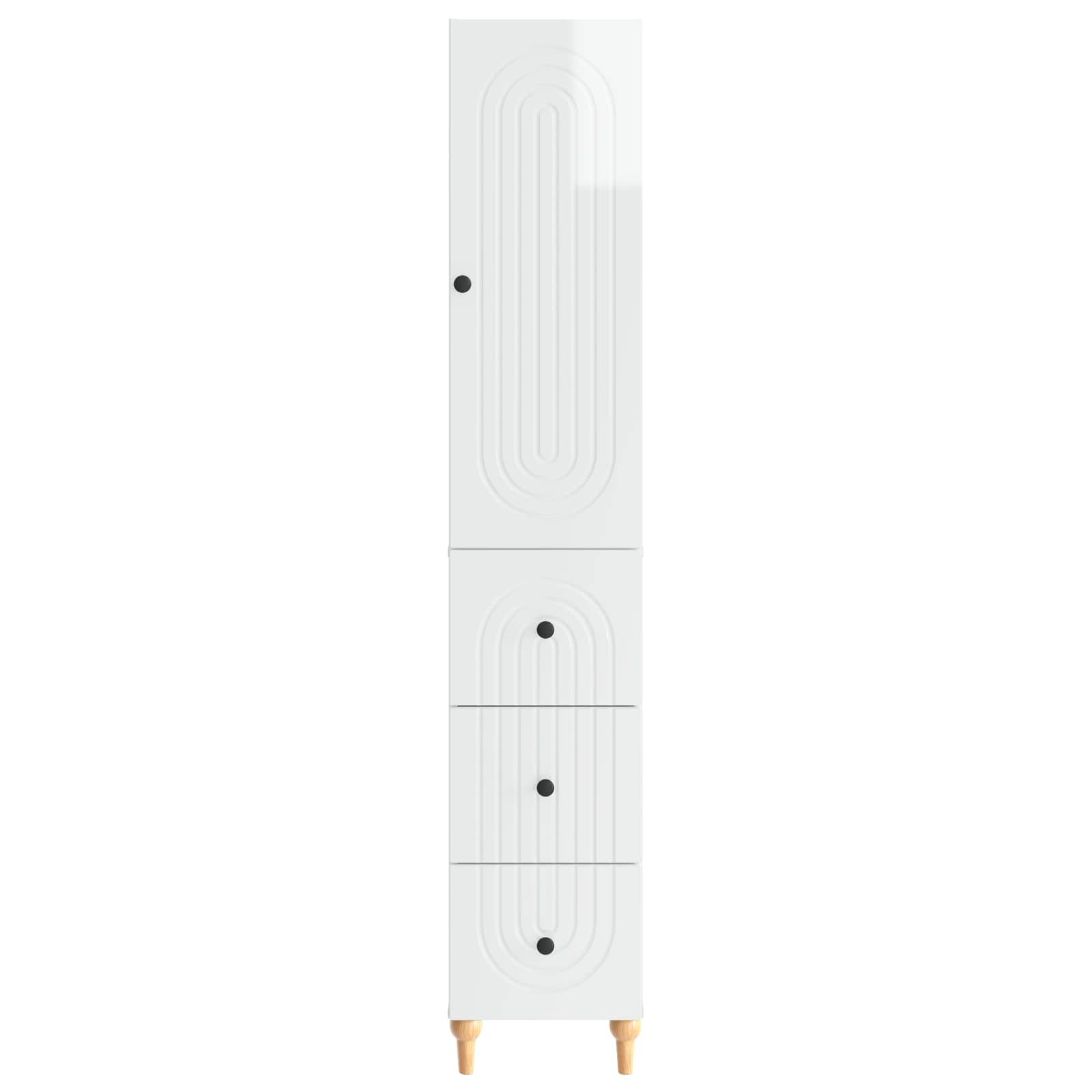Ensemble de Meubles 2 pcs 33 x 34,5 x 90 cm Bois d'ingénierie - XIOS