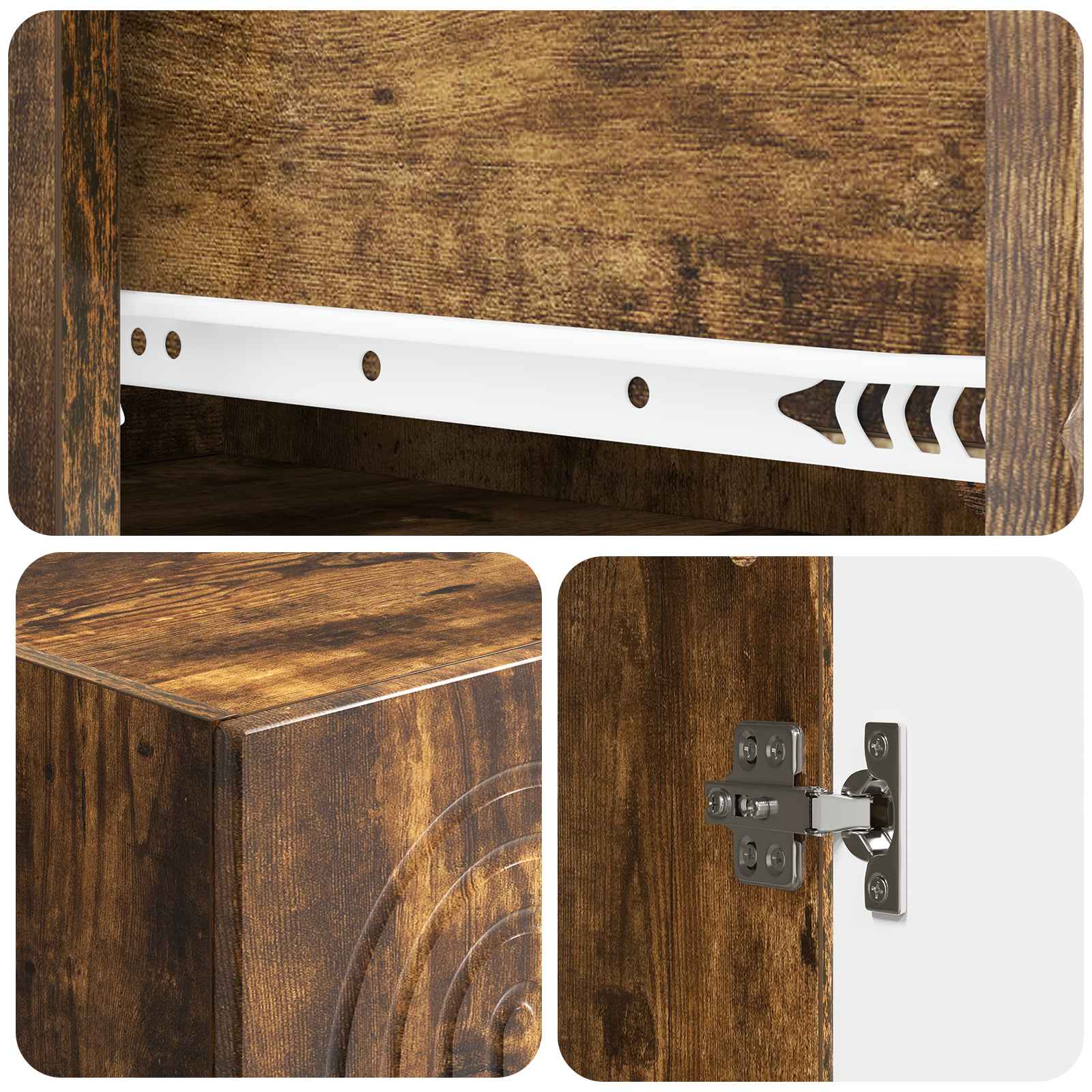 Ensemble de Meubles 2 pcs 33 x 34,5 x 90 cm Bois d'ingénierie - XIOS
