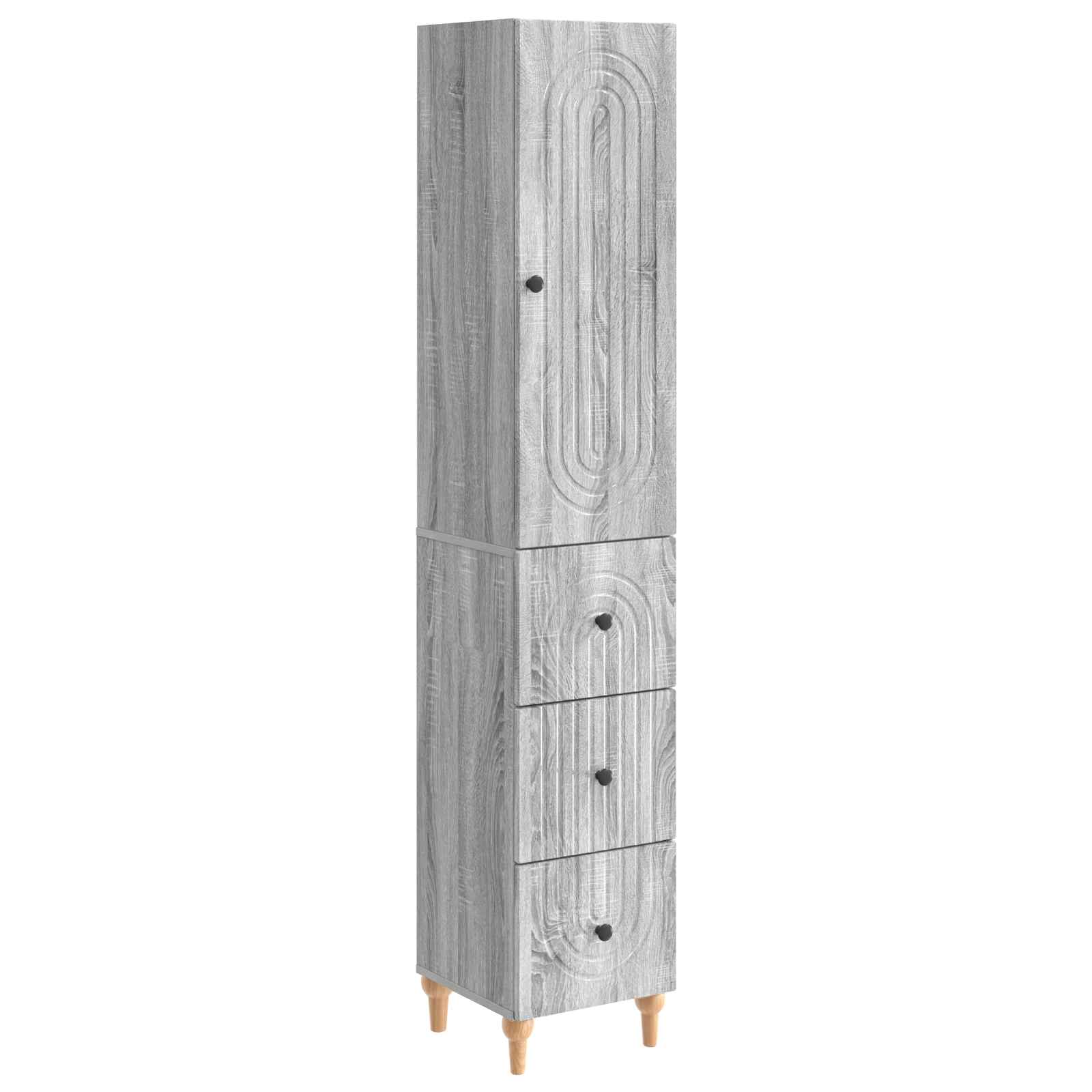 Ensemble de Meubles 2 pcs 33 x 34,5 x 90 cm Bois d'ingénierie - XIOS