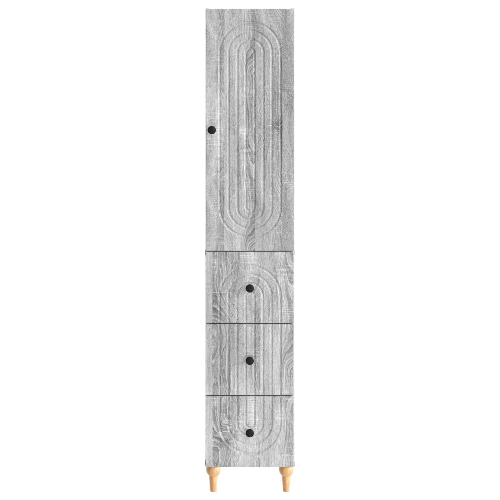 Ensemble de Meubles 2 pcs 33 x 34,5 x 90 cm Bois d'ingénierie - XIOS