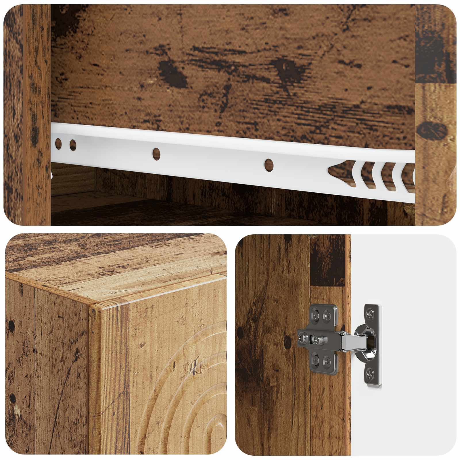Ensemble de Meubles 2 pcs 33 x 34,5 x 90 cm Bois d'ingénierie - XIOS