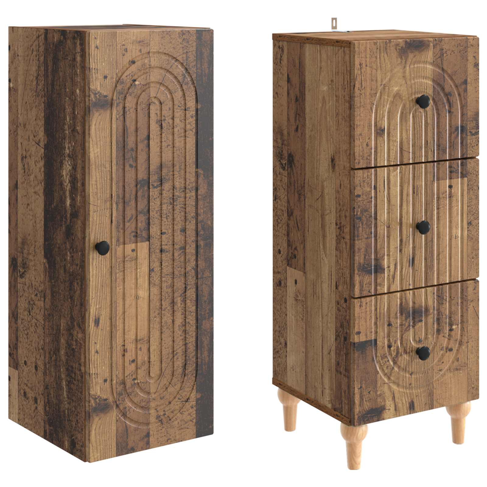 Ensemble de Meubles 2 pcs 33 x 34,5 x 90 cm Bois d'ingénierie - XIOS