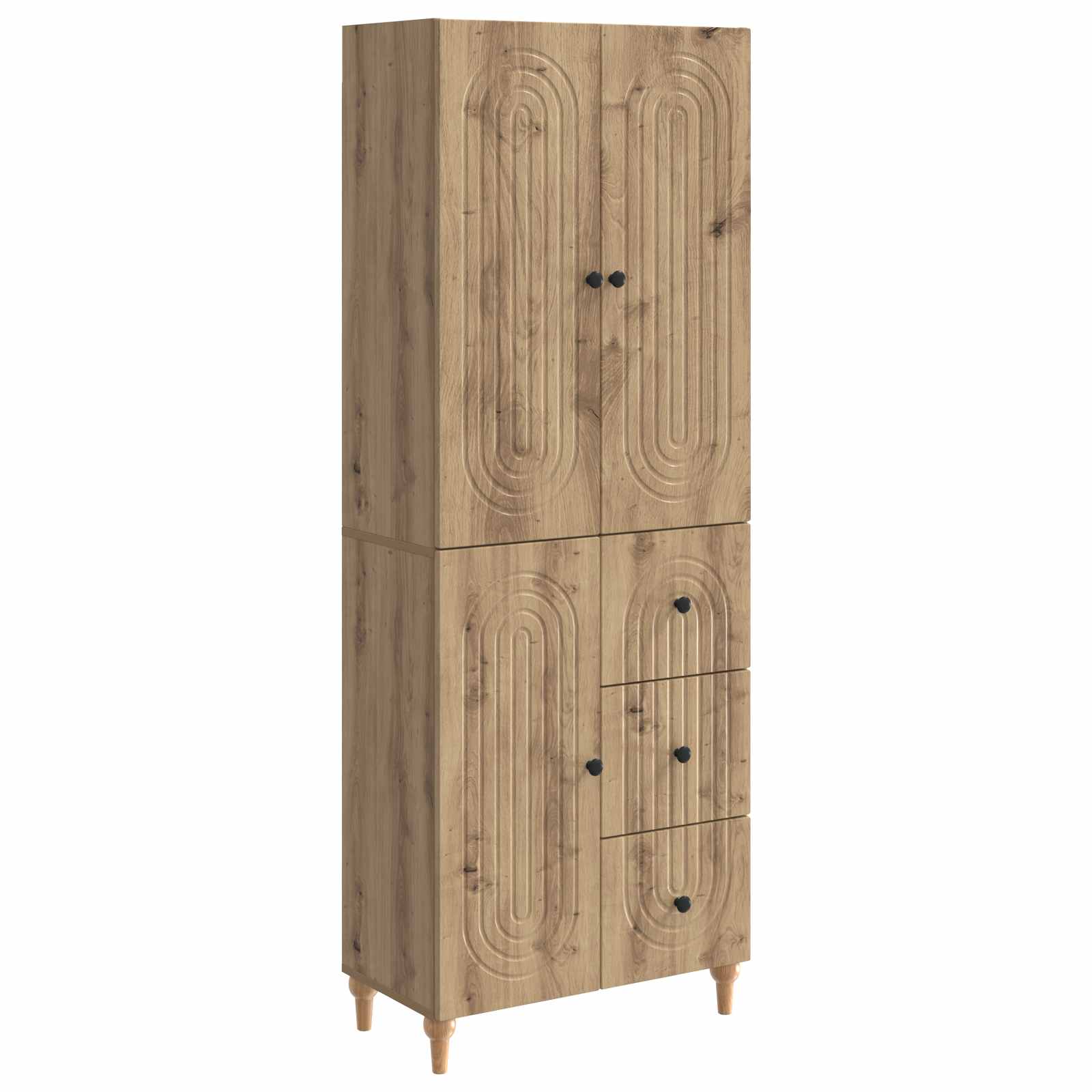 Ensemble de Meubles 2 pcs 66 x 34,5 x 90 cm Bois d'ingénierie - XIOS