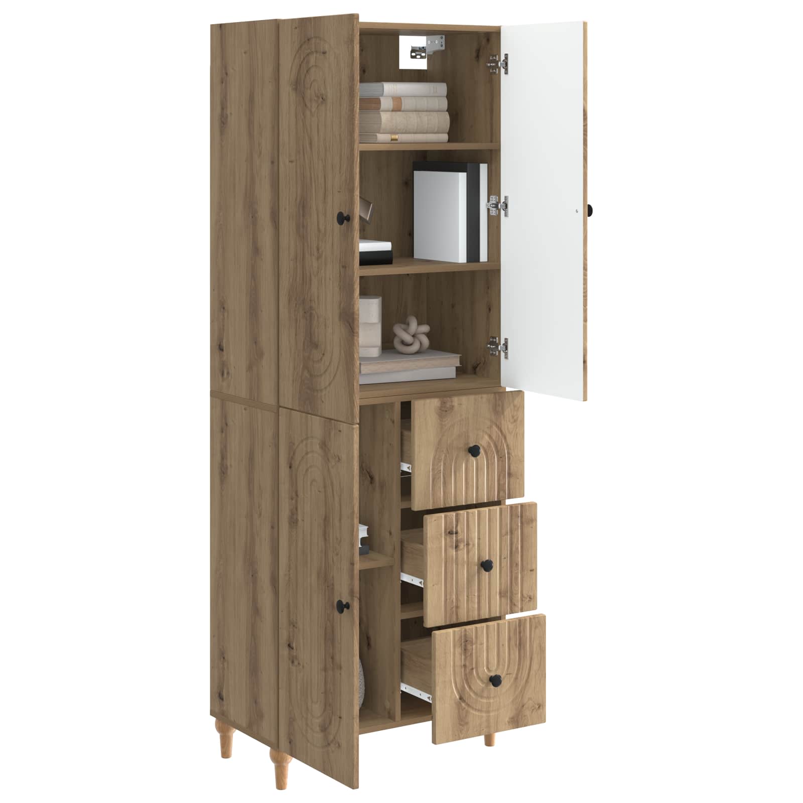 Ensemble de Meubles 2 pcs 66 x 34,5 x 90 cm Bois d'ingénierie - XIOS