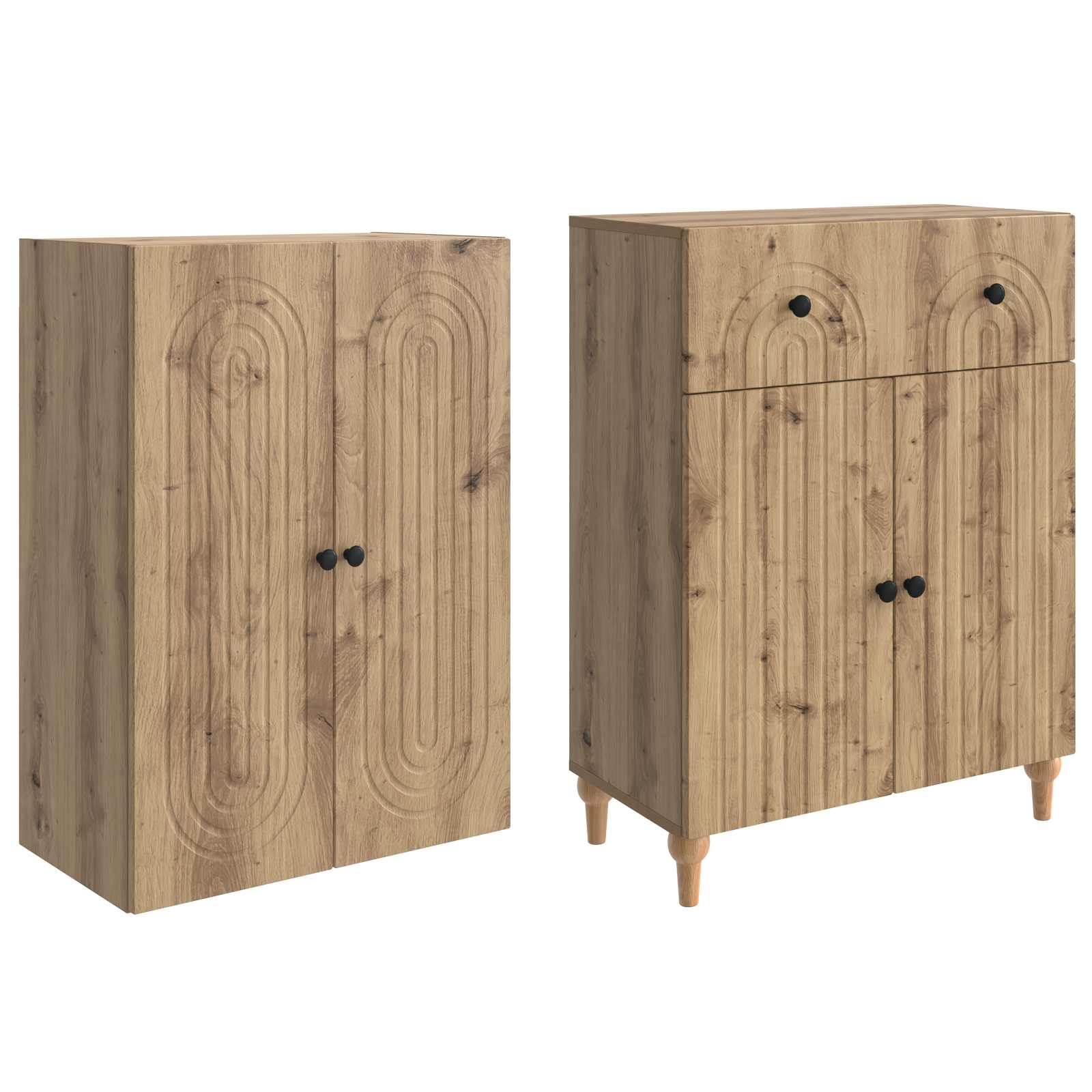 Ensemble de Meubles 2 pcs 66 x 34,5 x 90 cm Bois d'ingénierie - XIOS