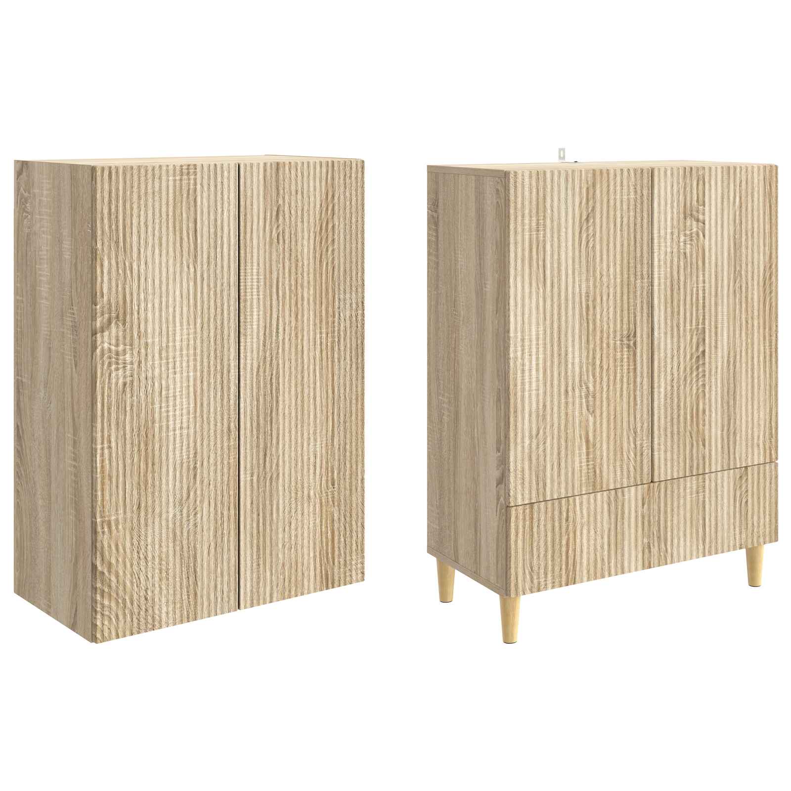 Ensemble de Meubles 2 pcs 66 x 34,5 x 95 cm Bois d'ingénierie - XIOS
