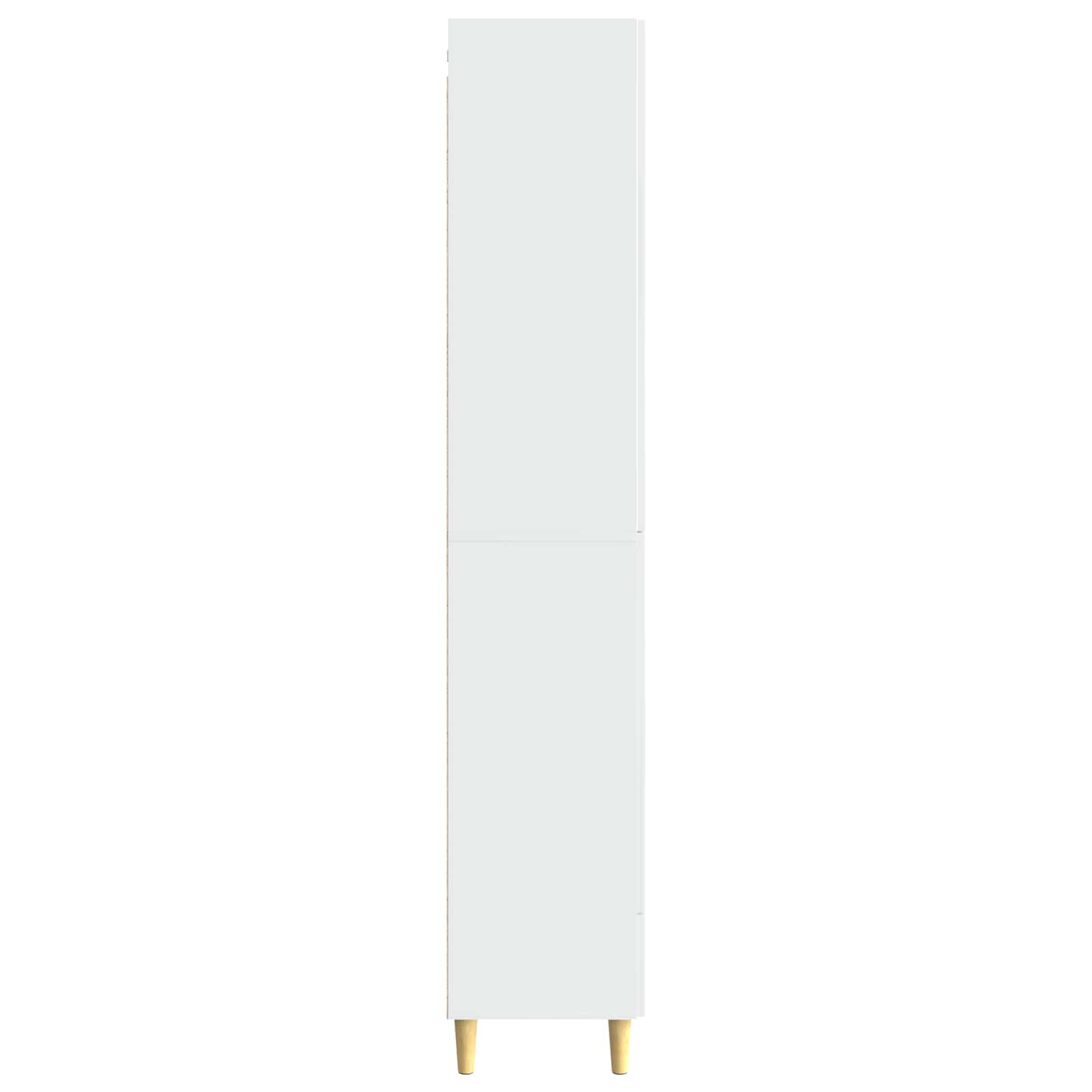 Ensemble de Meubles 2 pcs Blanc brillant 66 x 34,5 x 95 cm - XIOS