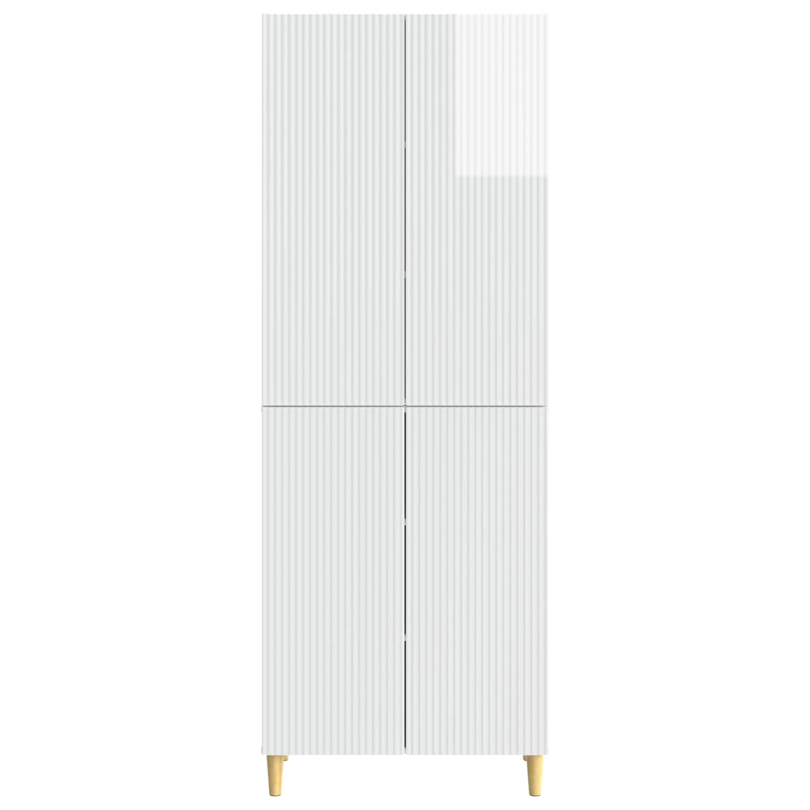 Ensemble de Meubles 2 pcs Blanc brillant 66 x 34,5 x 90 cm - XIOS