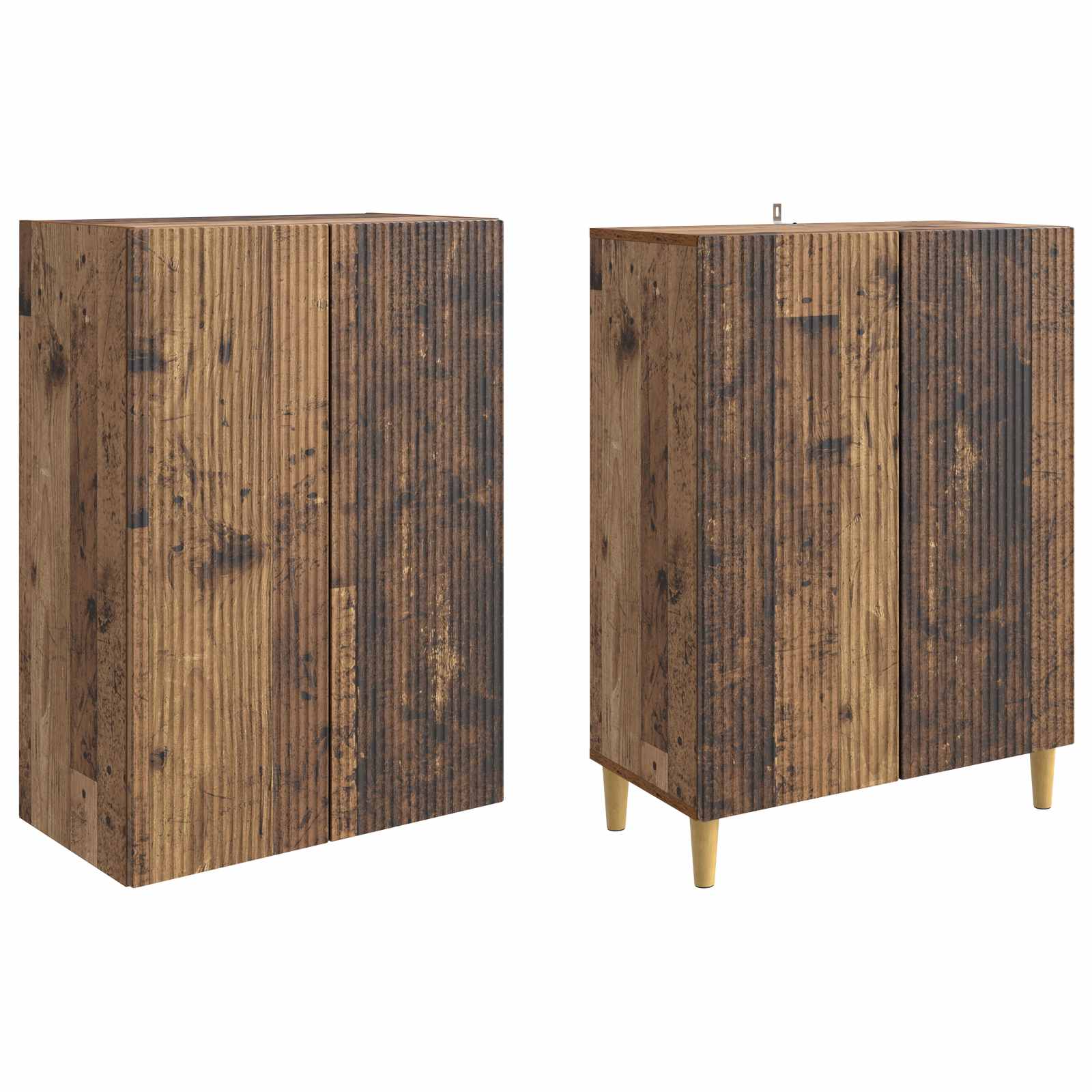 Ensemble de Meubles 2 pcs Bois ancien 66 x 34,5 x 90 cm - XIOS