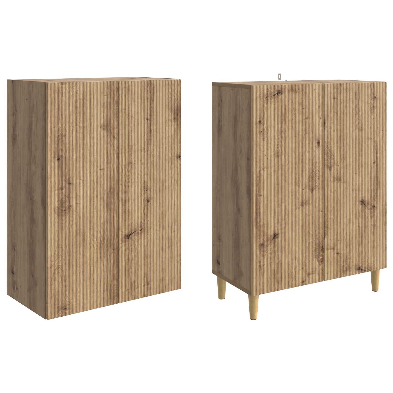 Ensemble de Meubles 2 pcs Chêne artisanal 66 x 34,5 x 90 cm - XIOS