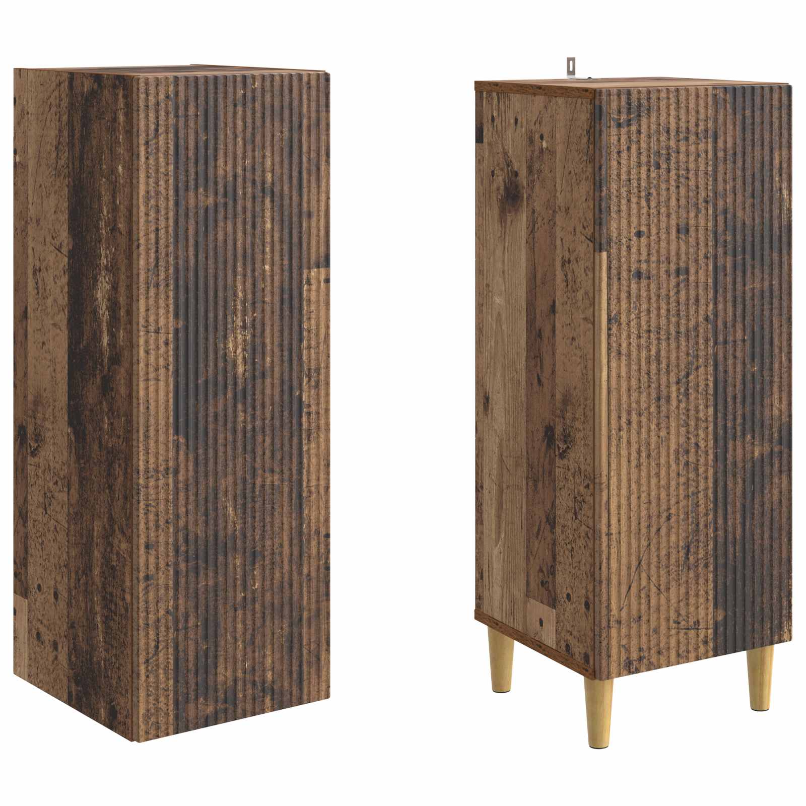 Ensemble de Meubles 2 pcs Bois ancien 33 x 34,5 x 90 cm - XIOS