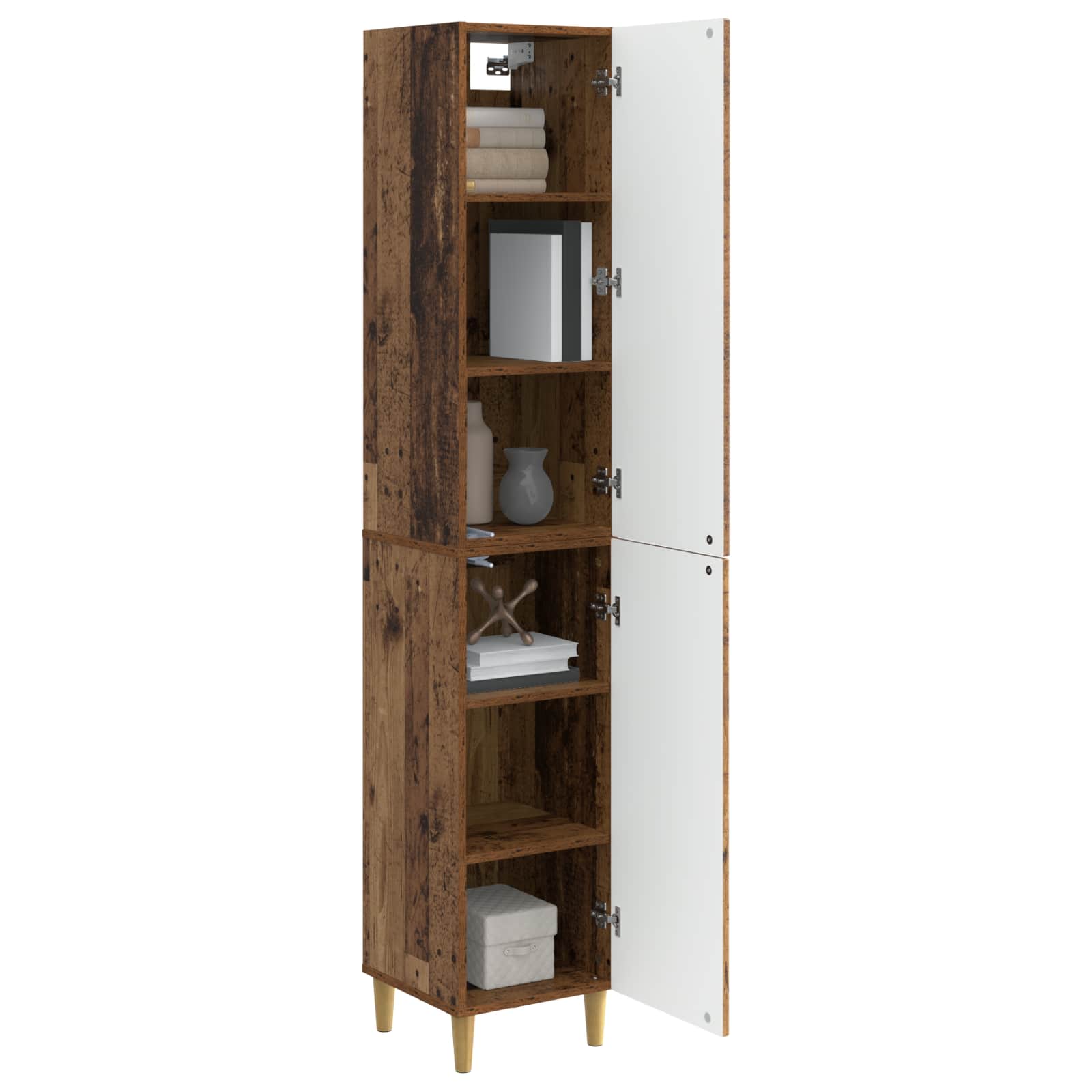 Ensemble de Meubles 2 pcs Bois ancien 33 x 34,5 x 90 cm - XIOS
