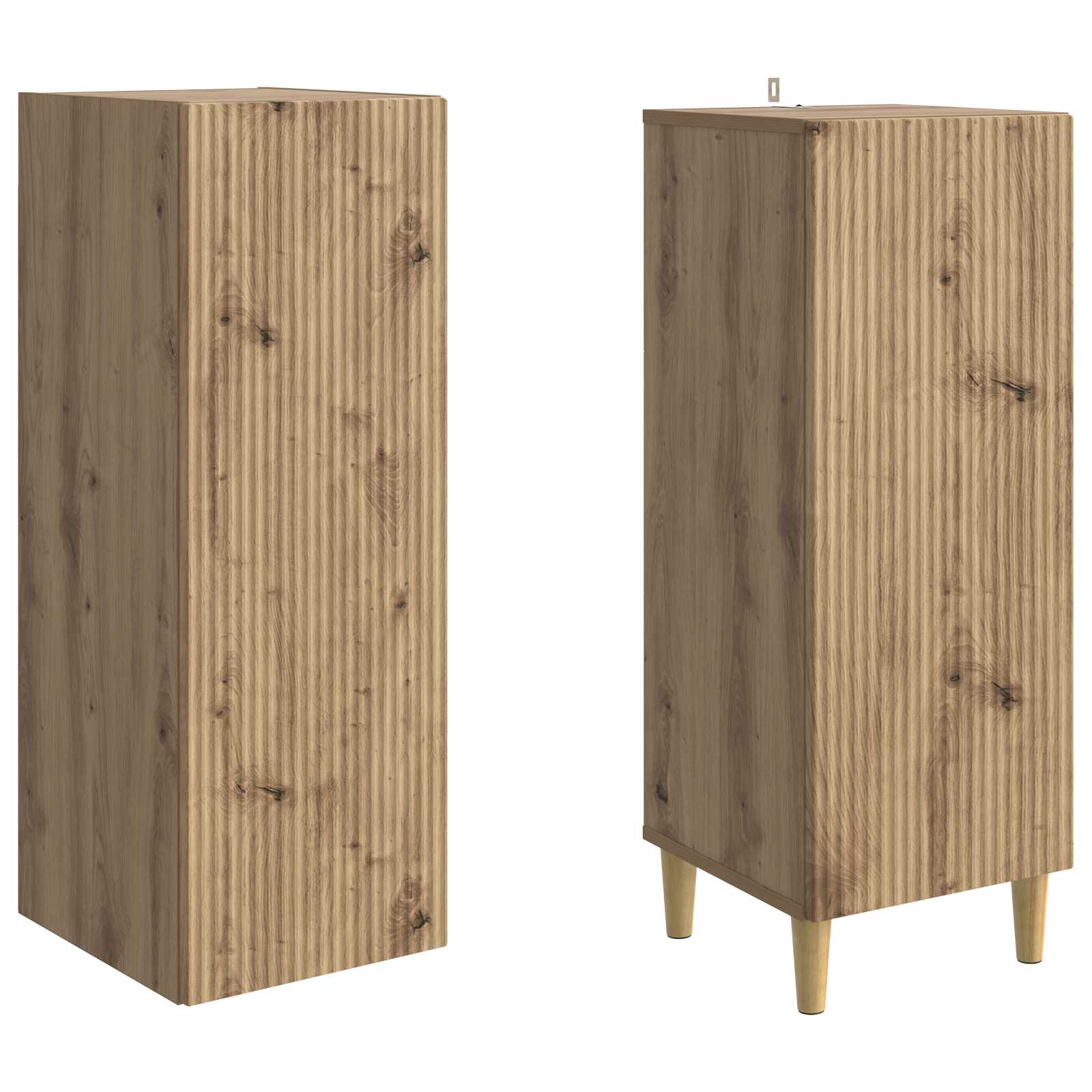 Ensemble de Meubles 2 pcs 33 x 34,5 x 90 cm Bois d'ingénierie - XIOS