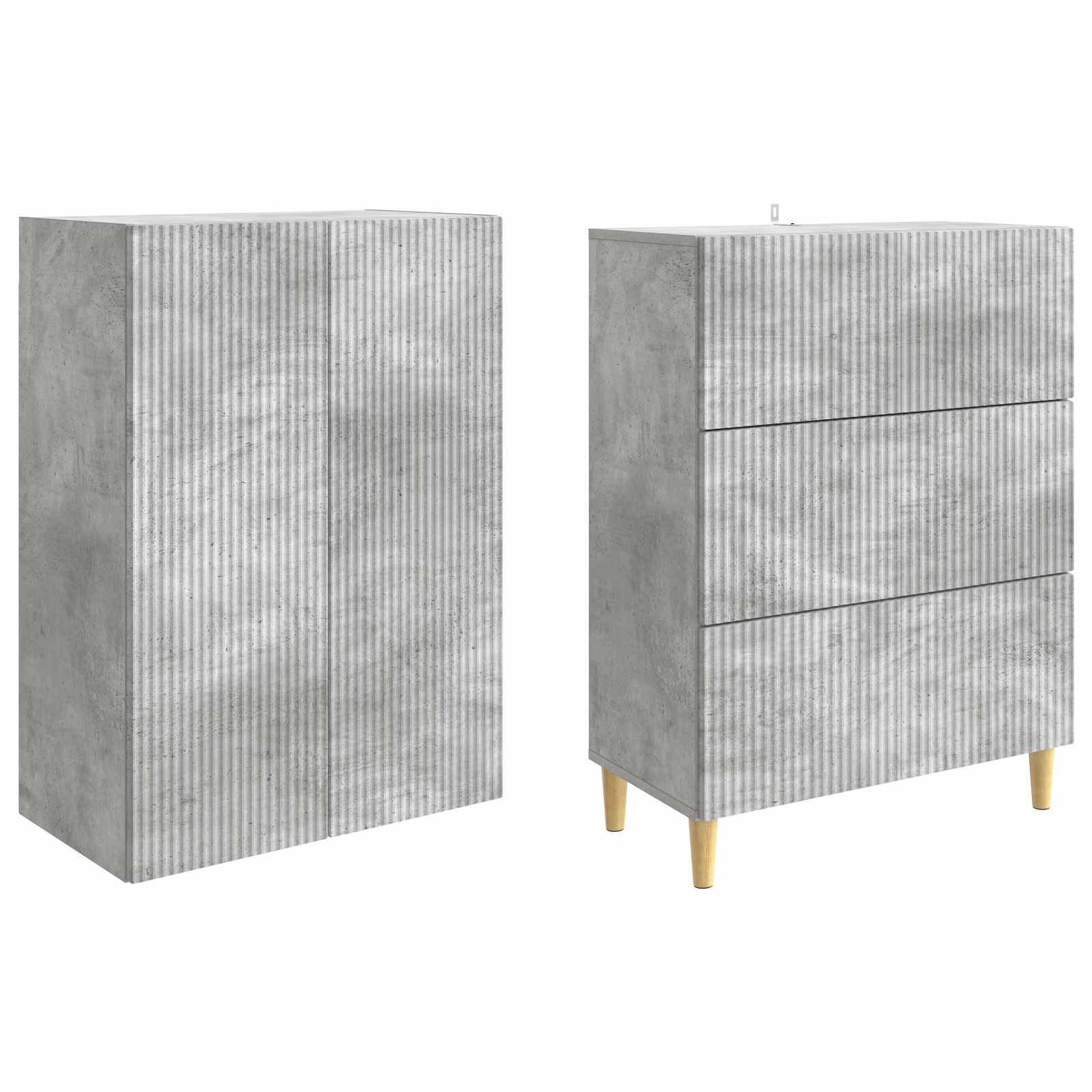 Ensemble de Meubles 2 pcs 66 x 34,5 x 90 cm Bois d'ingénierie - XIOS