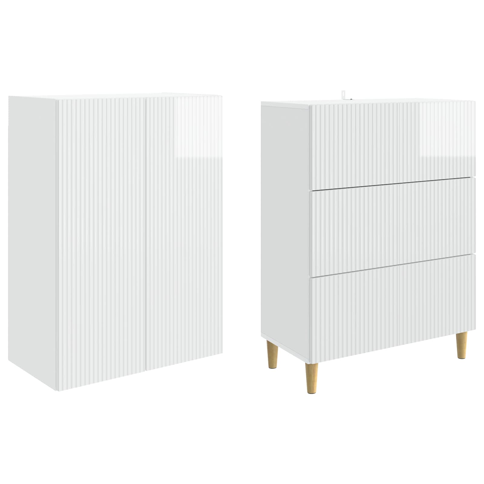 Ensemble de Meubles 2 pcs 66 x 34,5 x 90 cm Bois d'ingénierie - XIOS