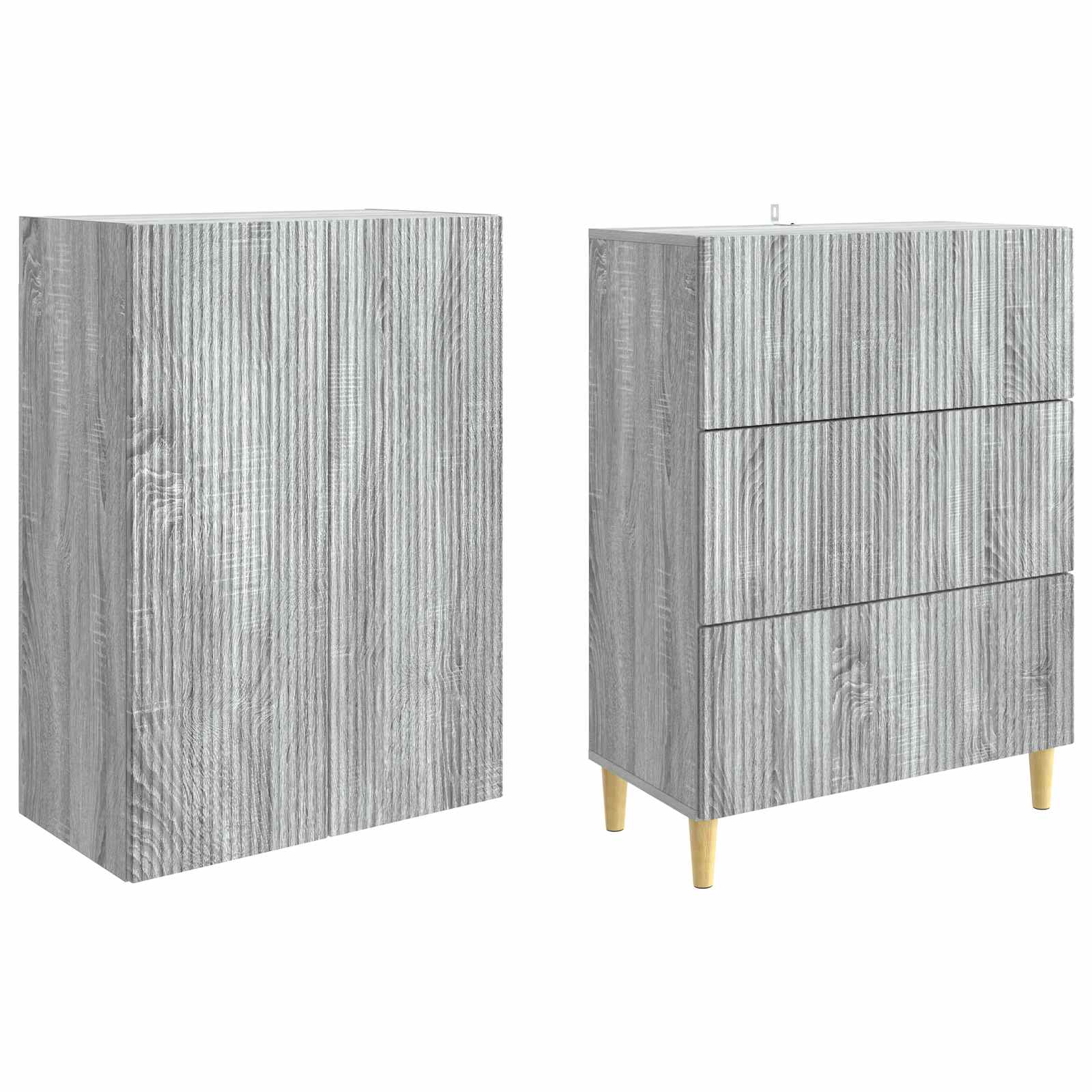 Ensemble de Meubles 2 pcs 66 x 34,5 x 90 cm Bois d'ingénierie - XIOS