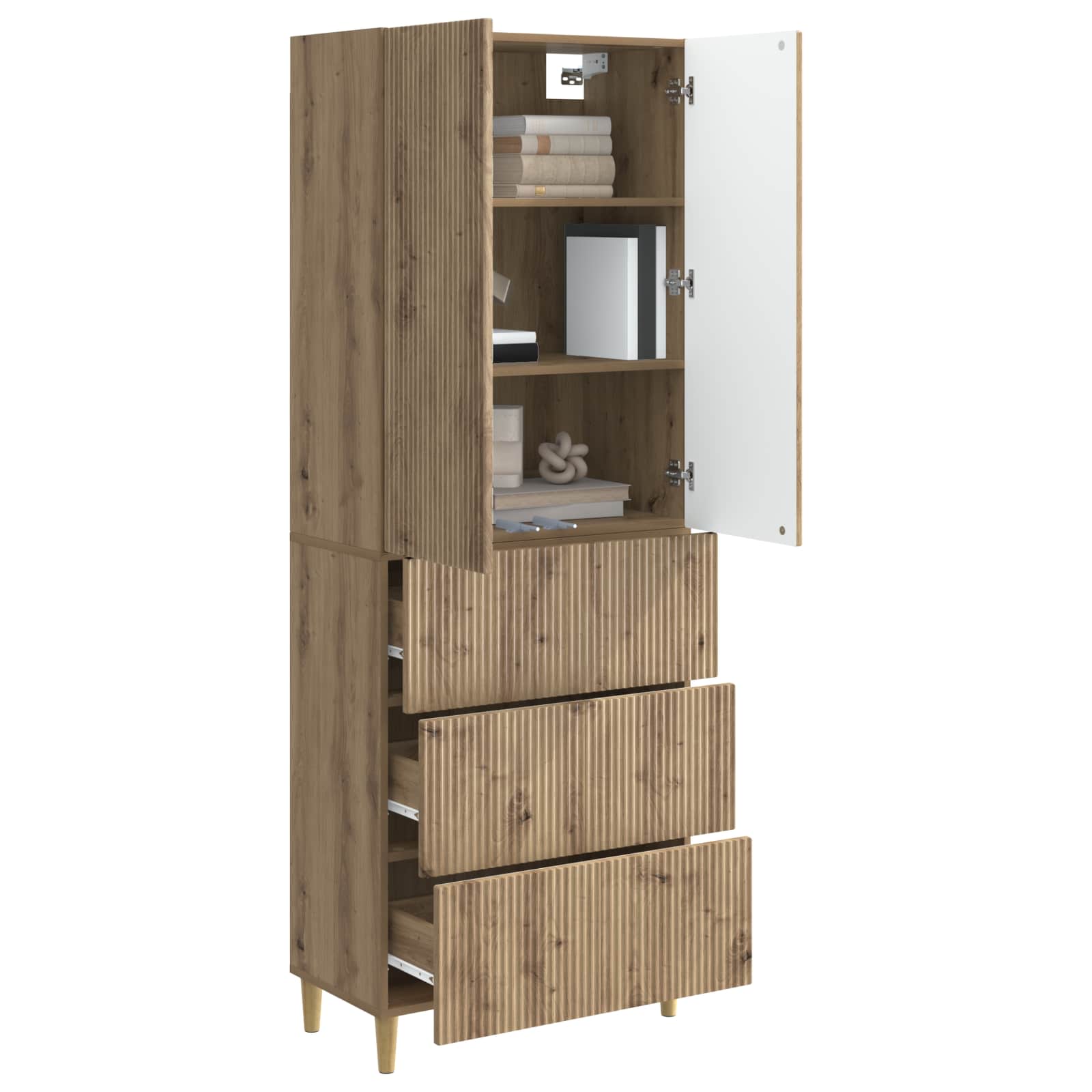 Ensemble de Meubles 2 pcs 66 x 34,5 x 90 cm Bois d'ingénierie - XIOS