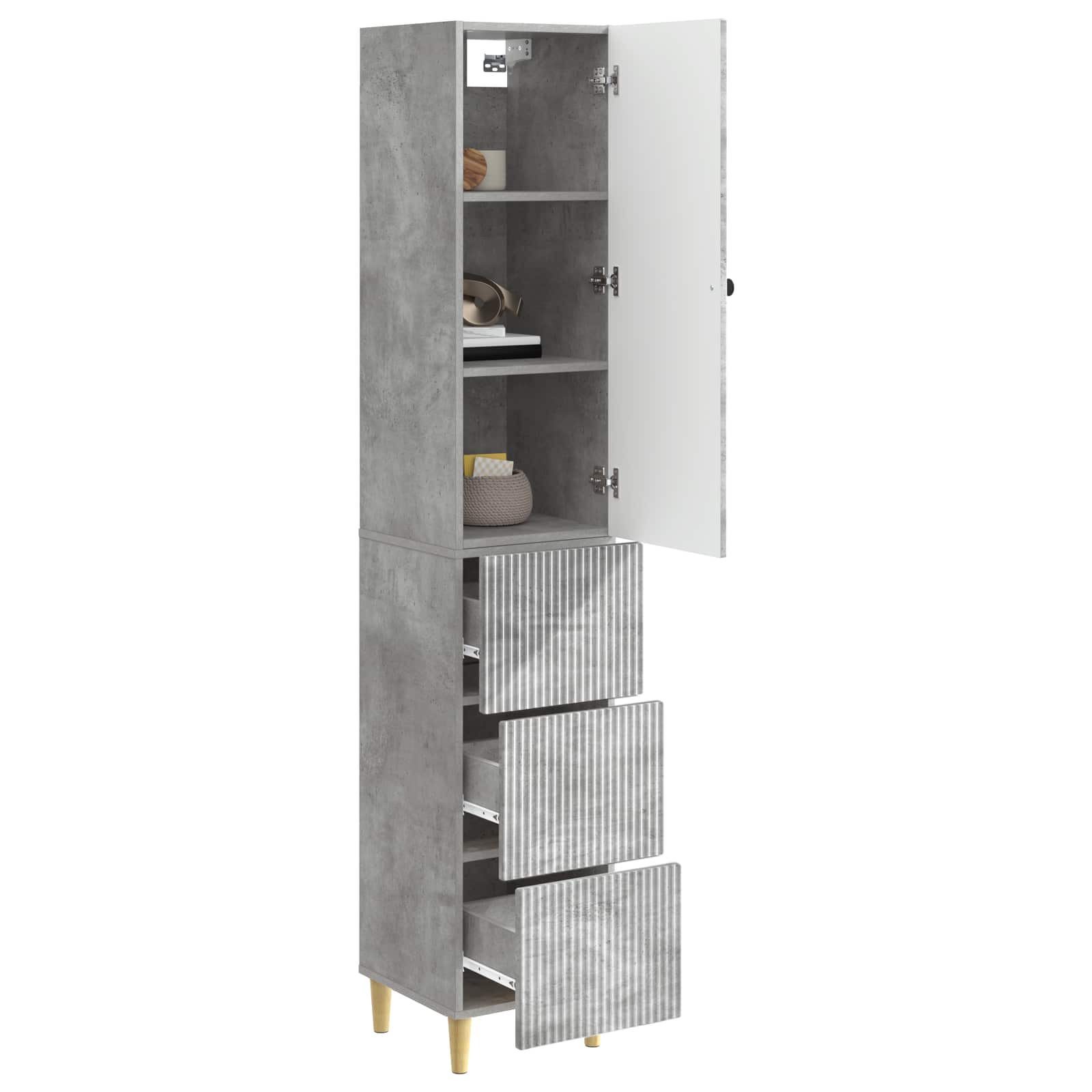 Ensemble de Meubles 2 pcs 33 x 34,5 x 90 cm Bois d'ingénierie - XIOS