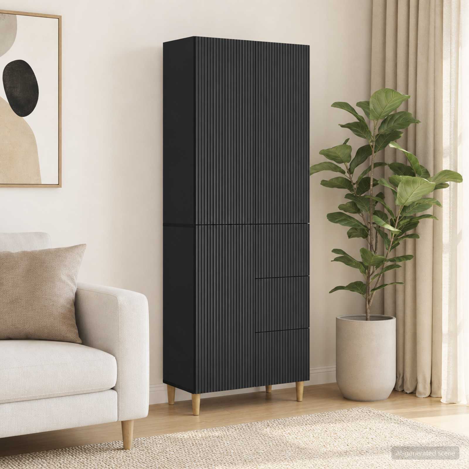 Ensemble de Meubles 2 pc Bois d'ingénierie