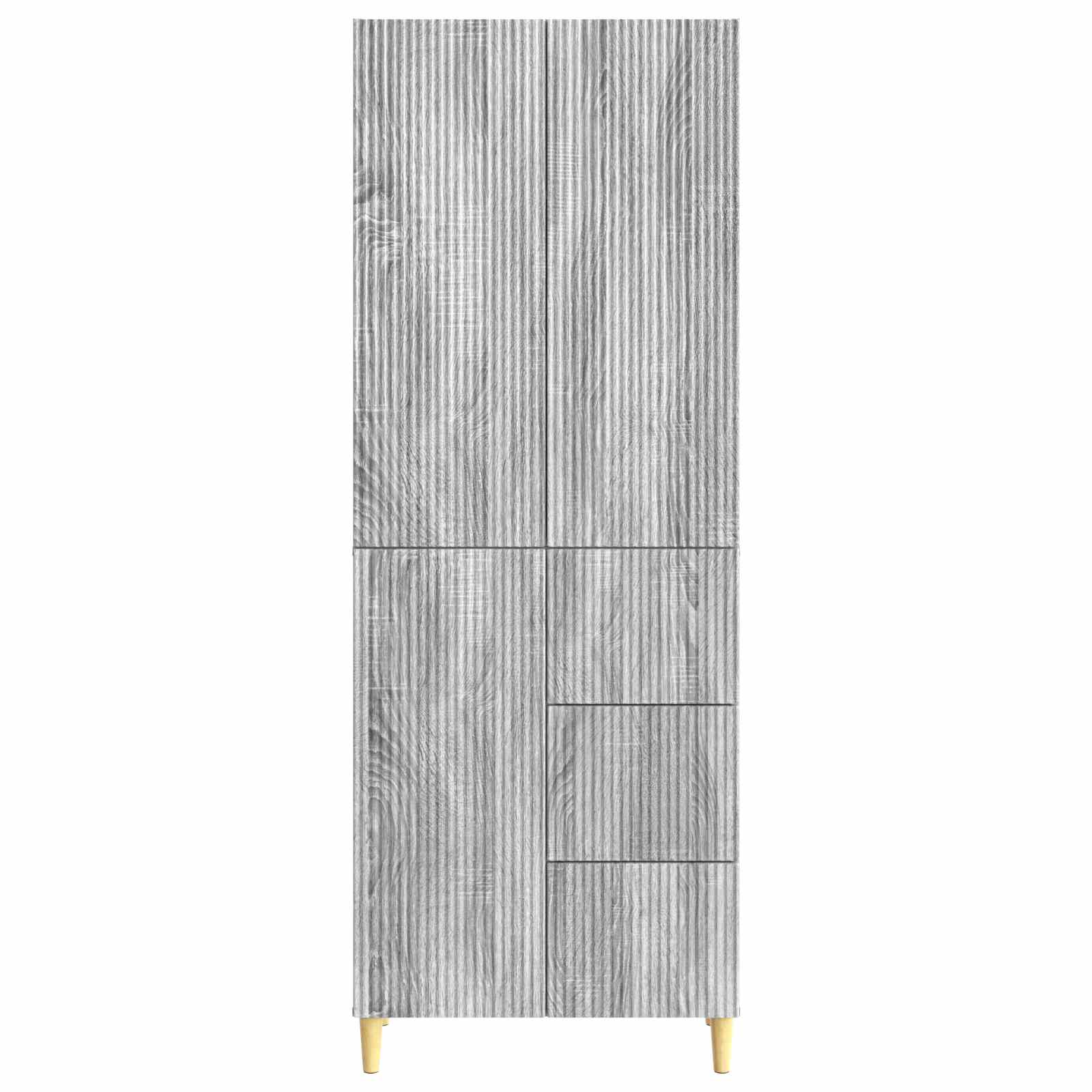 Ensemble de Meubles 2 pcs Sonoma gris 66 x 34,5 x 90 cm - XIOS