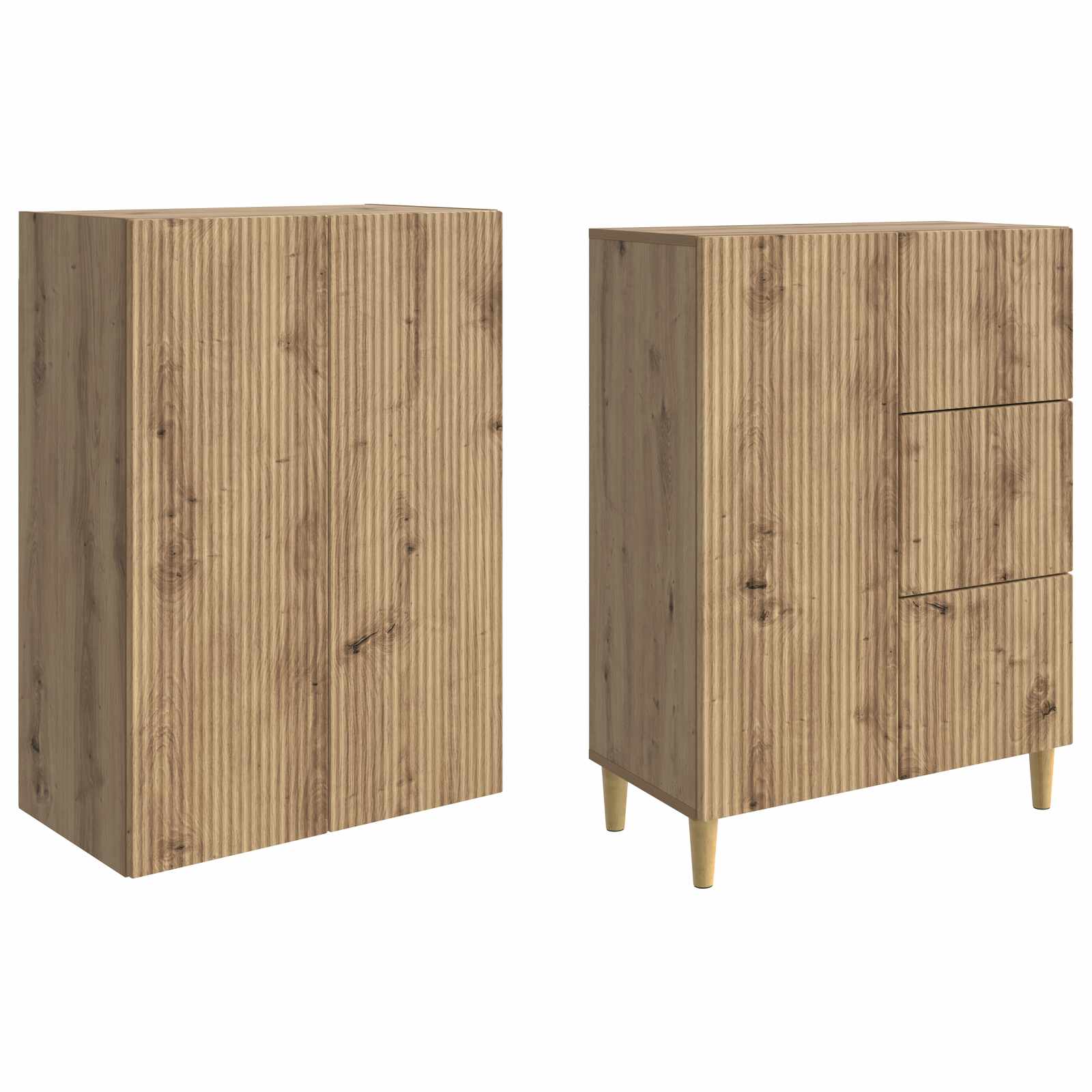 Ensemble de Meubles 2 pcs 66 x 34,5 x 90 cm Bois d'ingénierie - XIOS