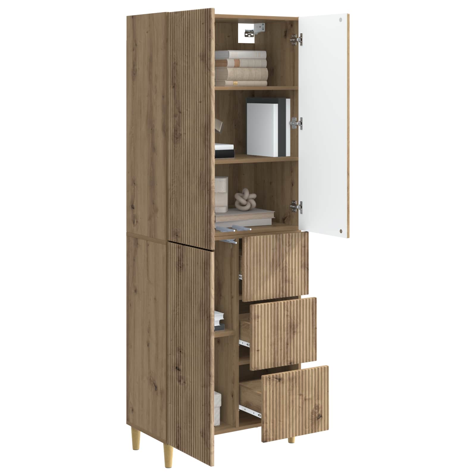 Ensemble de Meubles 2 pcs 66 x 34,5 x 90 cm Bois d'ingénierie - XIOS