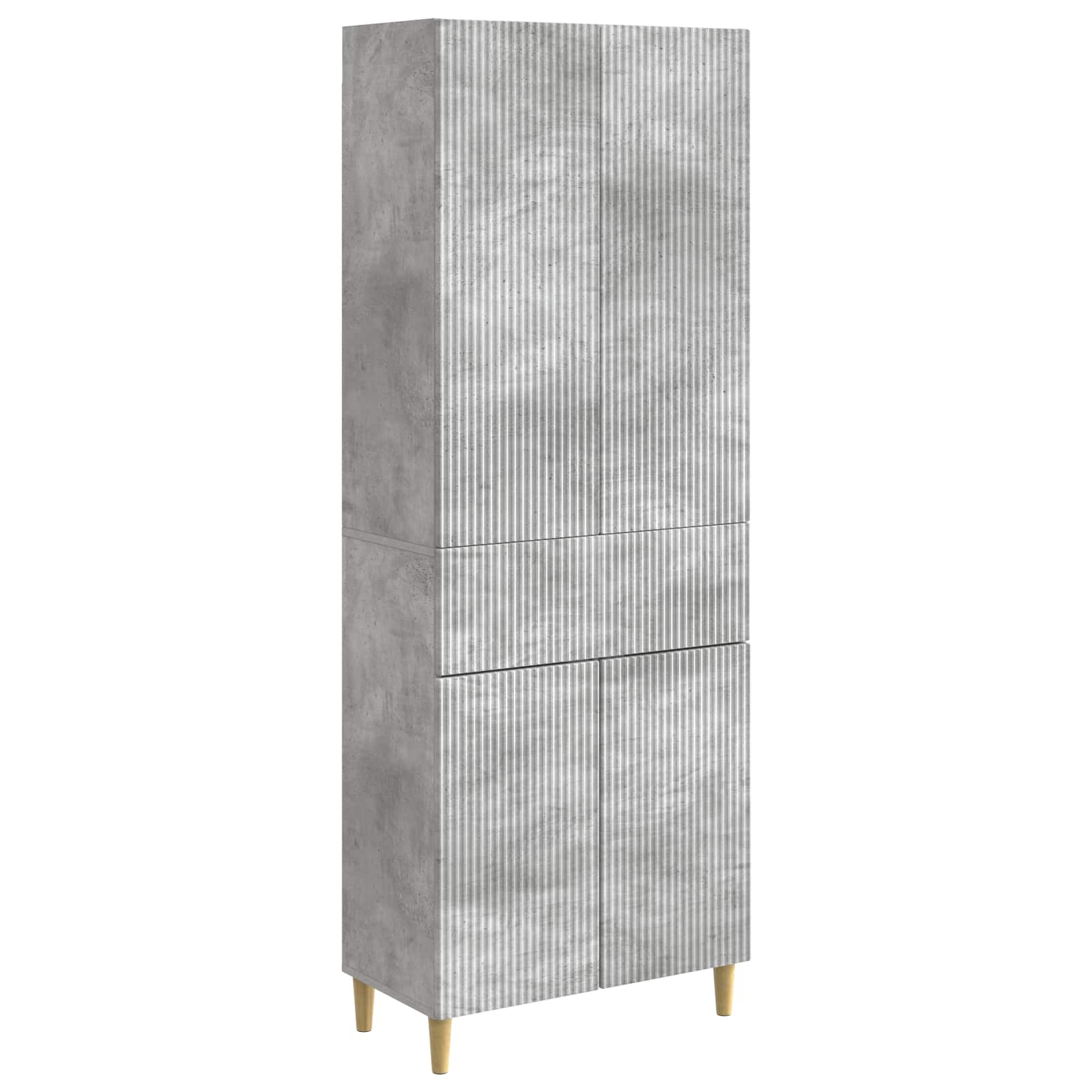 Ensemble de Meubles 2 pcs Gris béton 66 x 34,5 x 90 cm - XIOS