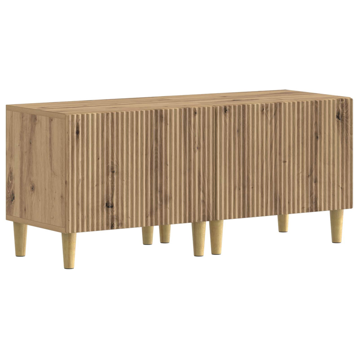 Ensemble de 3 Meubles TV LED ARNHEM 3 pc Chêne artisanal