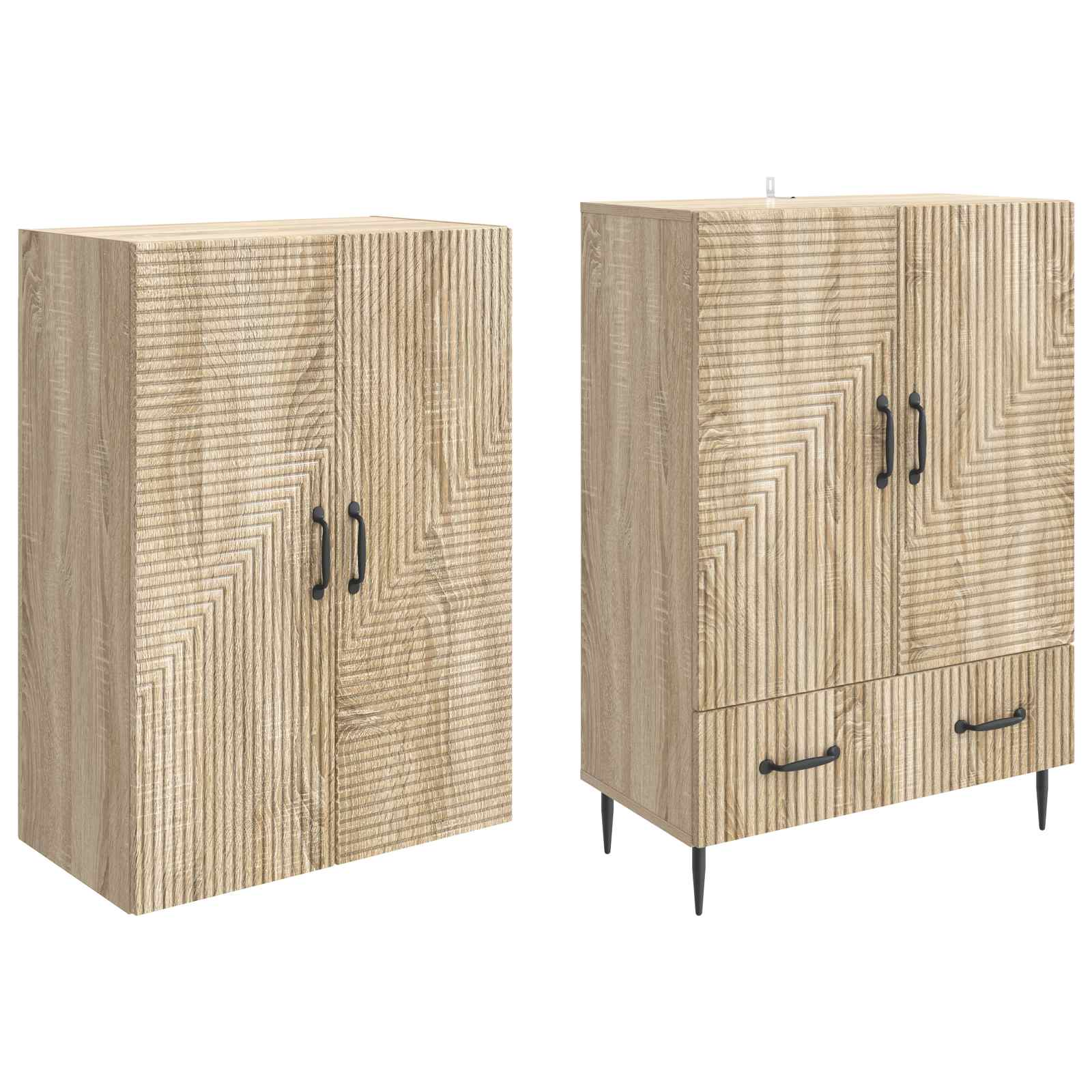Ensemble de Meubles 2 pcs 66 x 34,5 x 95 cm Bois d'ingénierie - XIOS