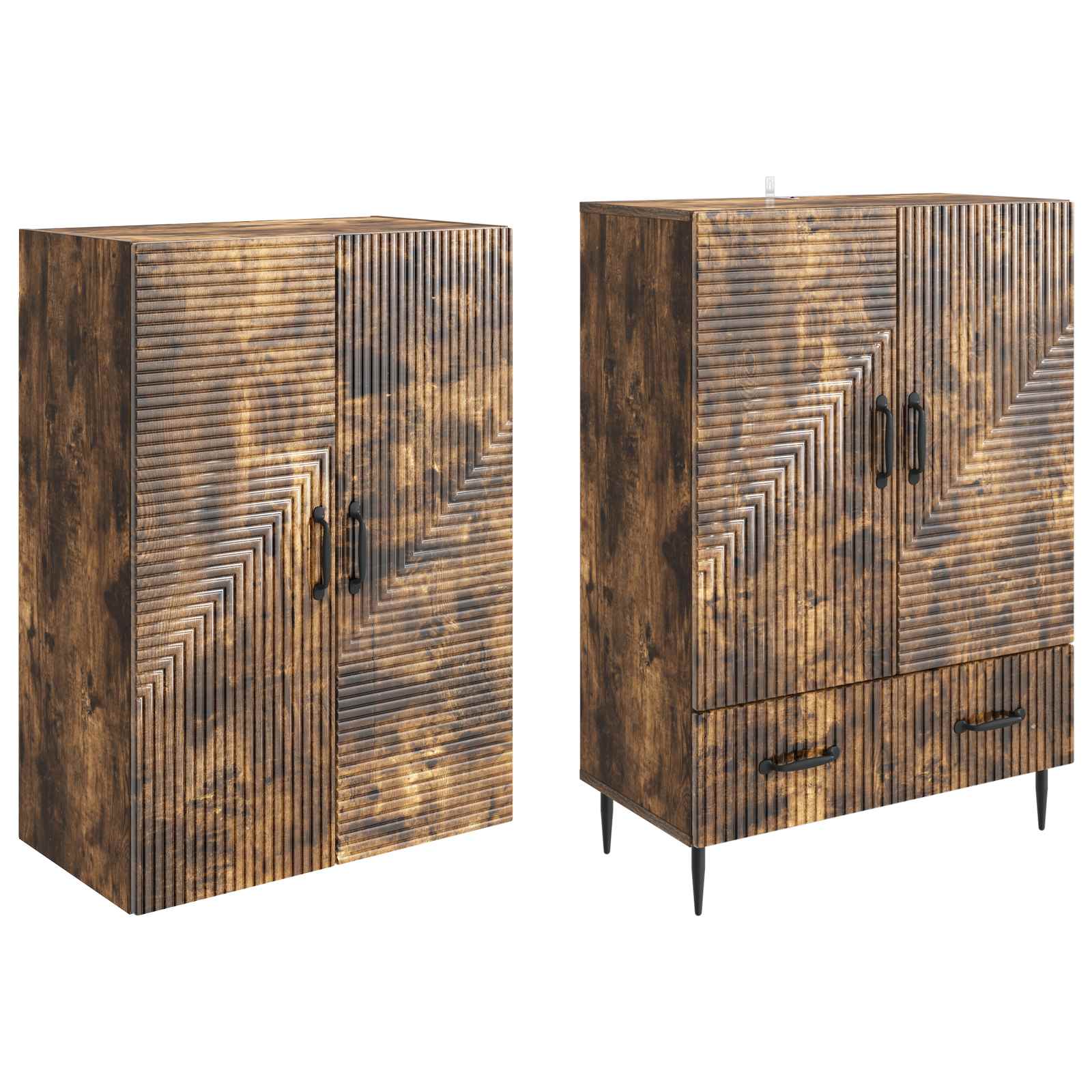 Ensemble de Meubles 2 pcs 66 x 34,5 x 95 cm Bois d'ingénierie - XIOS