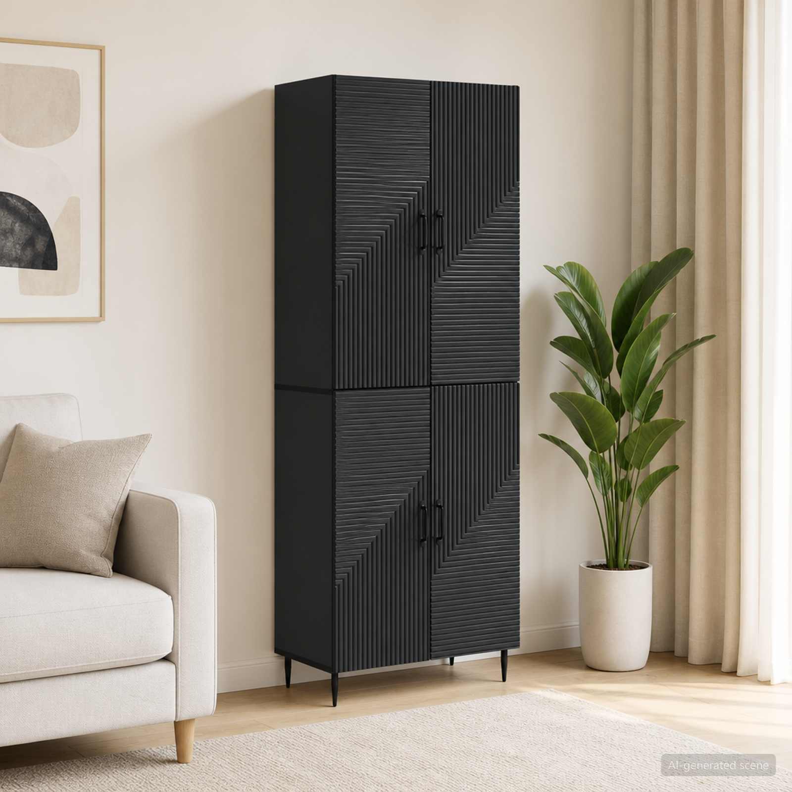 Ensemble de Meubles 2 pc Bois d'ingénierie