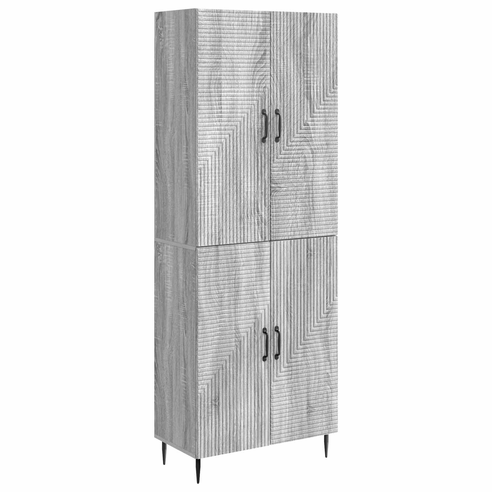 Ensemble de Meubles 2 pcs Sonoma gris 66 x 34,5 x 89,5 cm - XIOS