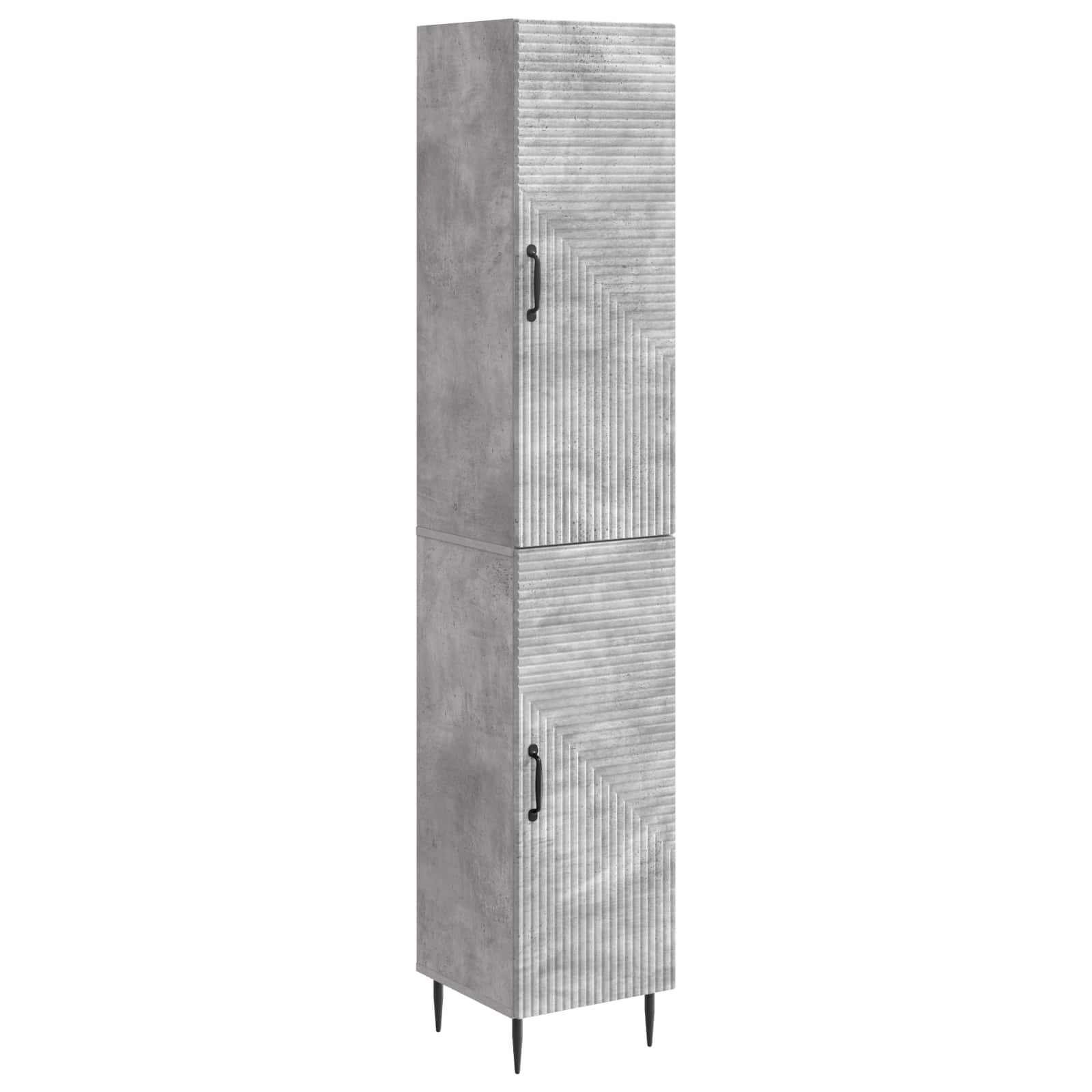 Ensemble de Meubles 2 pcs Gris béton 33 x 34,5 x 89,5 cm