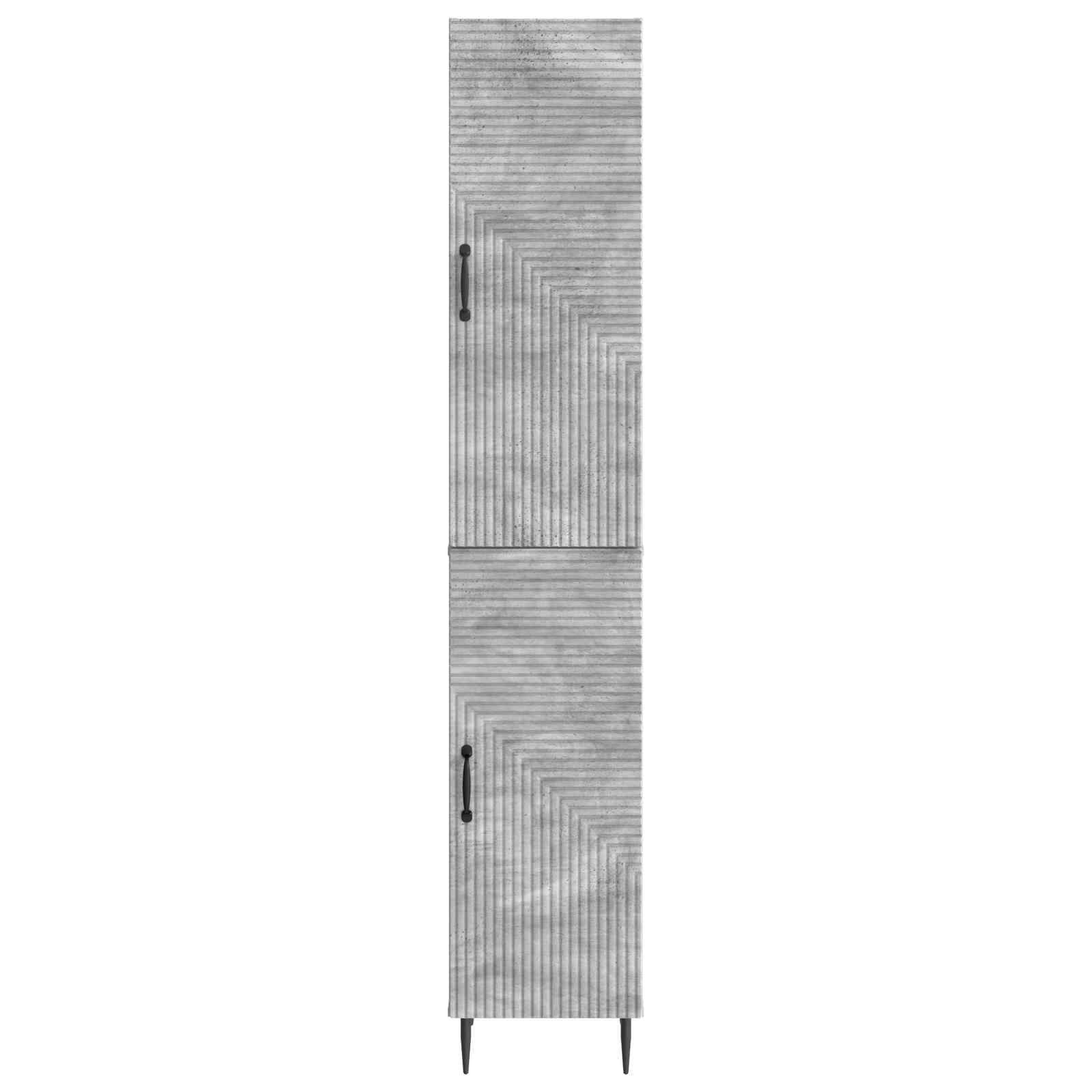 Ensemble de Meubles 2 pcs Gris béton 33 x 34,5 x 89,5 cm