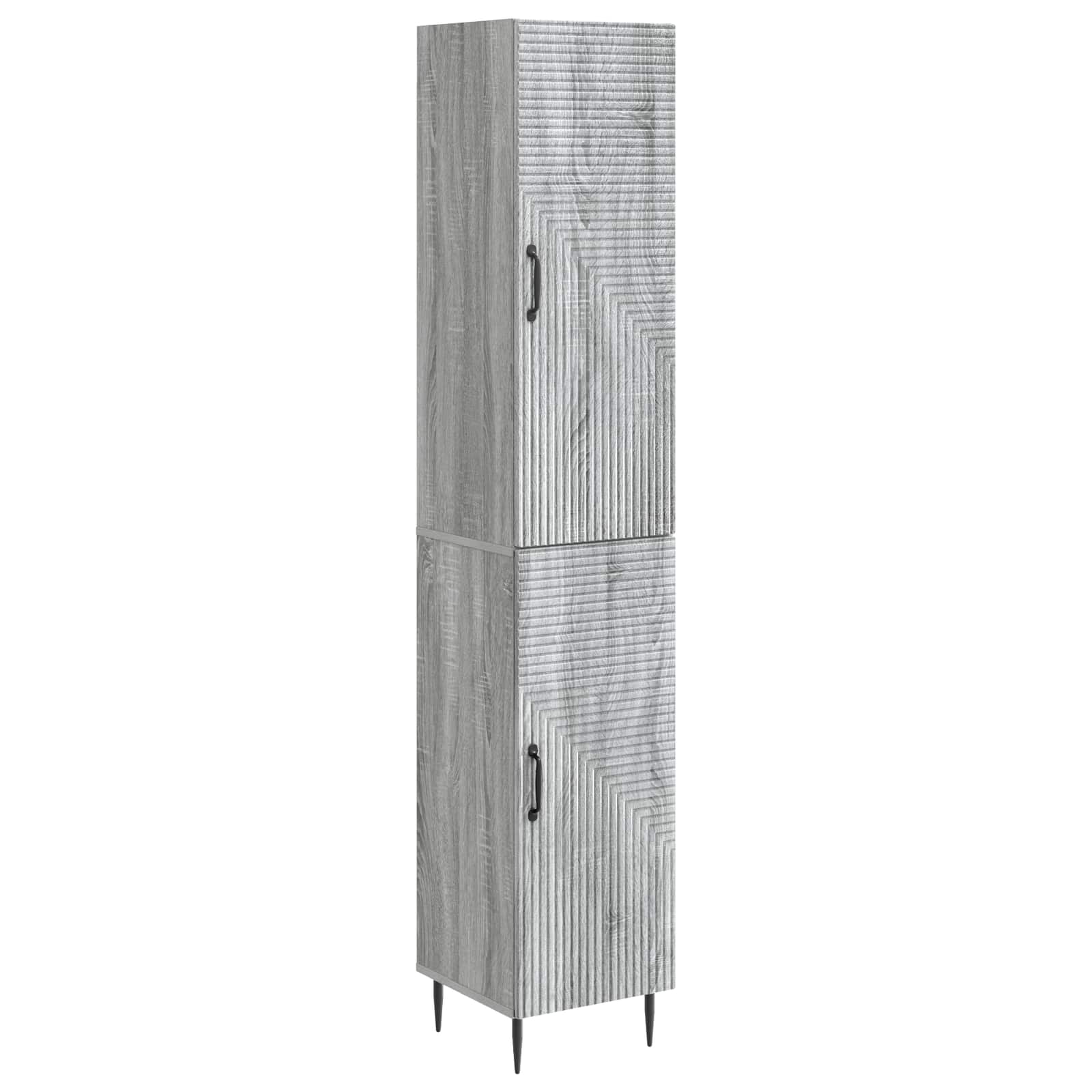 Ensemble de Meubles 2 pcs Sonoma gris 33 x 34,5 x 89,5 cm
