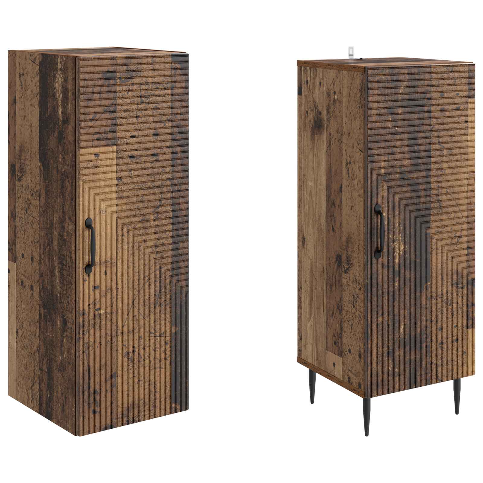 Ensemble de Meubles 2 pcs Bois ancien 33 x 34,5 x 89,5 cm