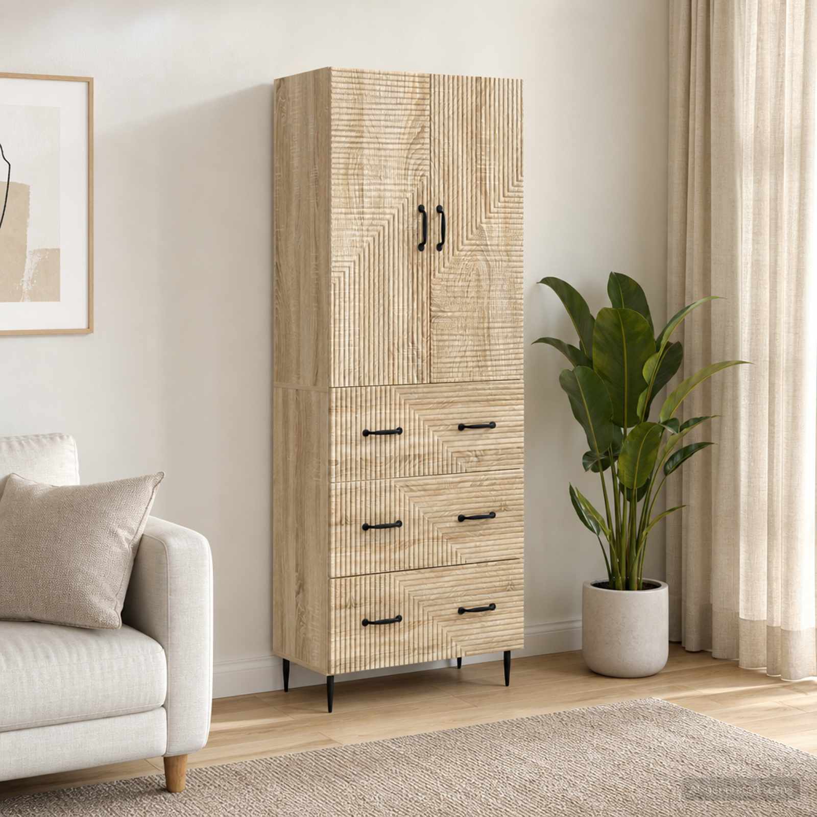 Ensemble de Meubles 2 pc 66 x 34,5 x 90 cm Bois d'ingénierie - XIOS