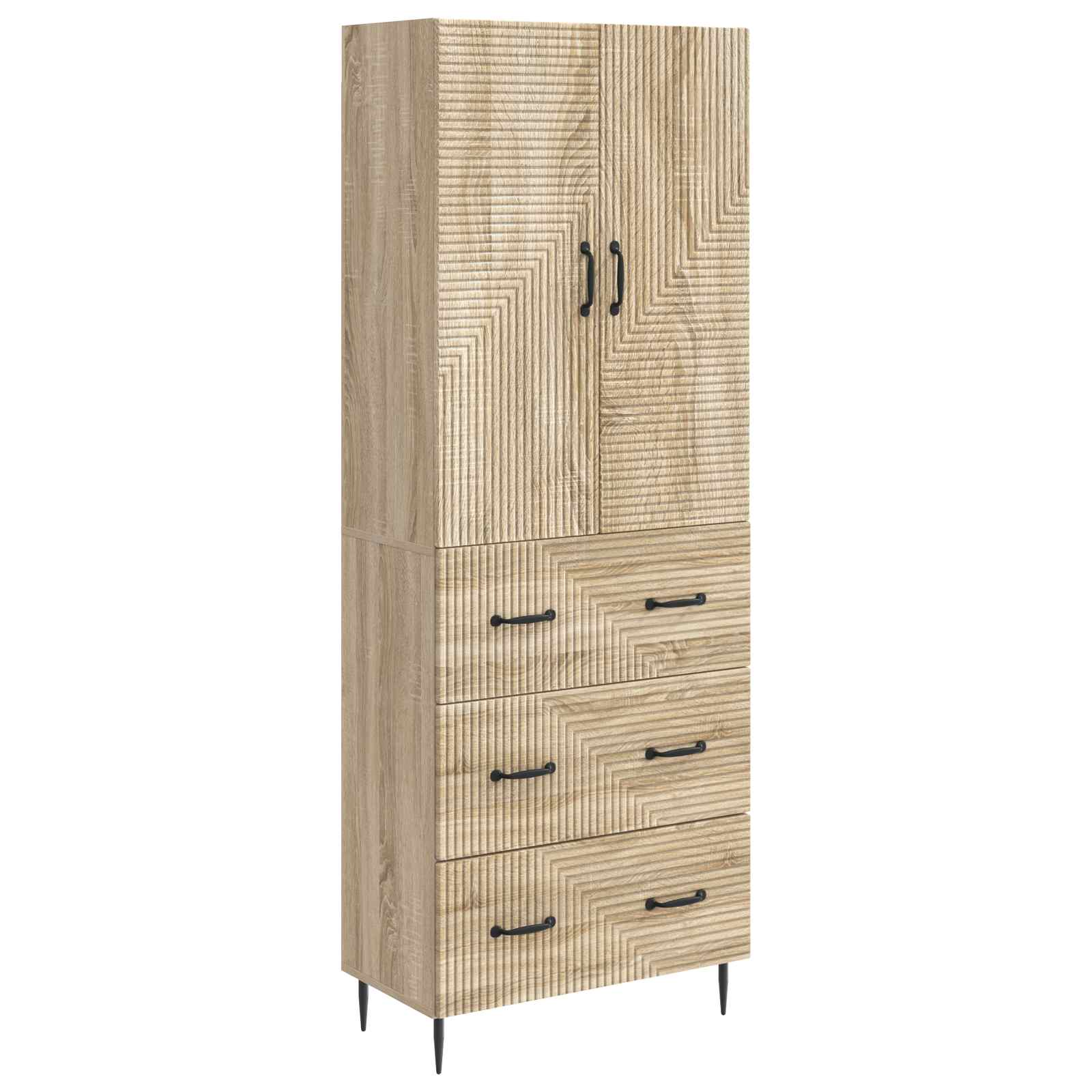 Ensemble de Meubles 2 pcs Chêne Sonoma 66 x 34,5 x 90 cm - XIOS