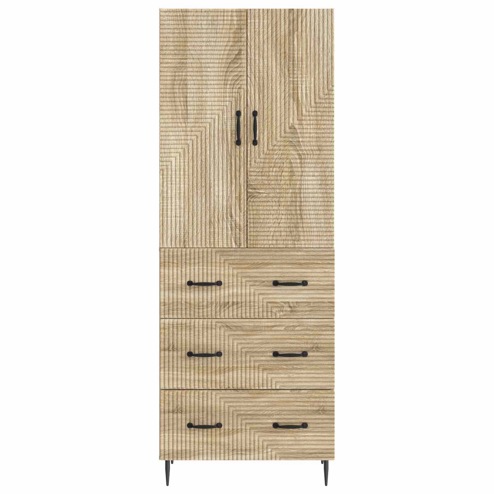 Ensemble de Meubles 2 pcs Chêne Sonoma 66 x 34,5 x 90 cm - XIOS