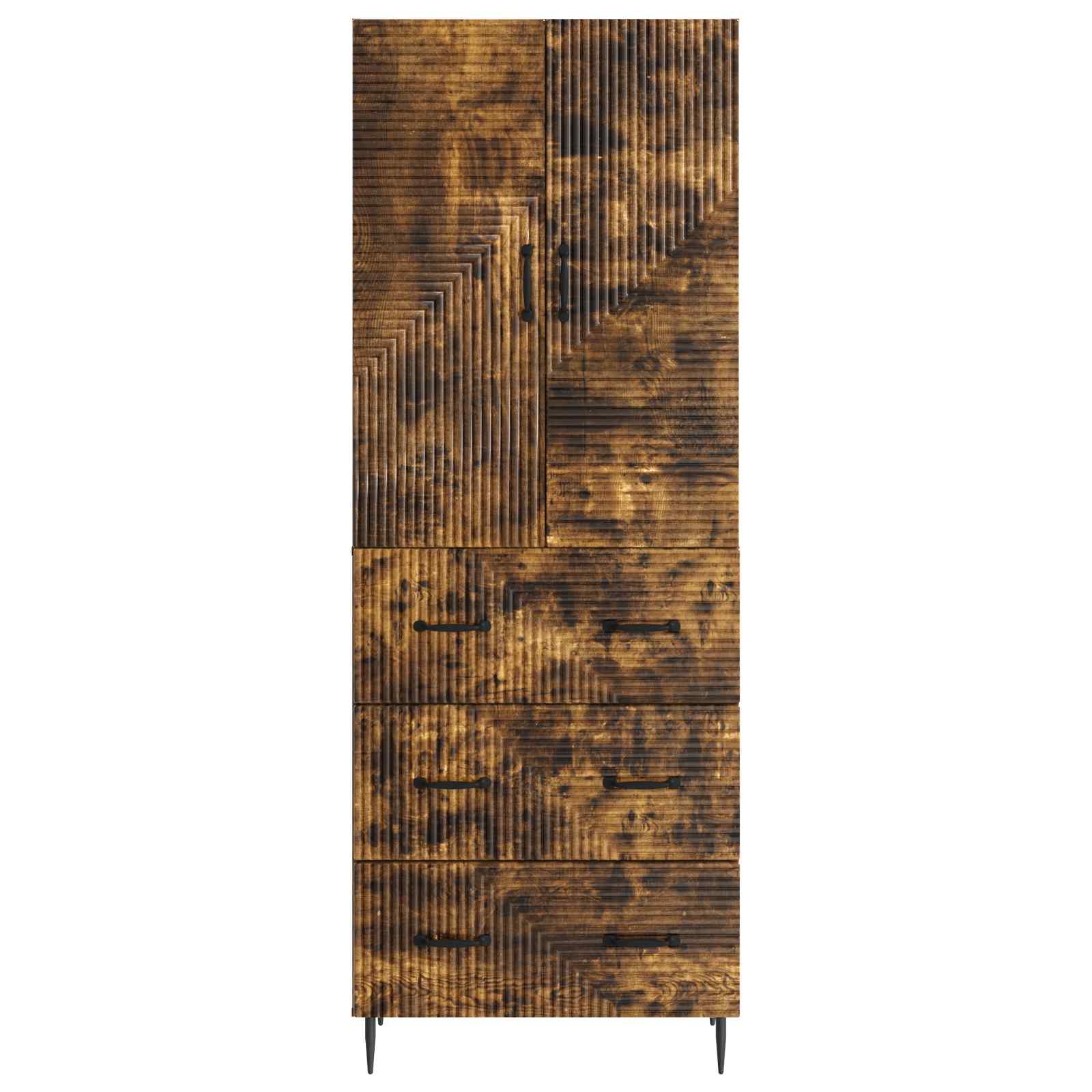 Ensemble de Meubles 2 pcs Chêne fumé 66 x 34,5 x 90 cm - XIOS