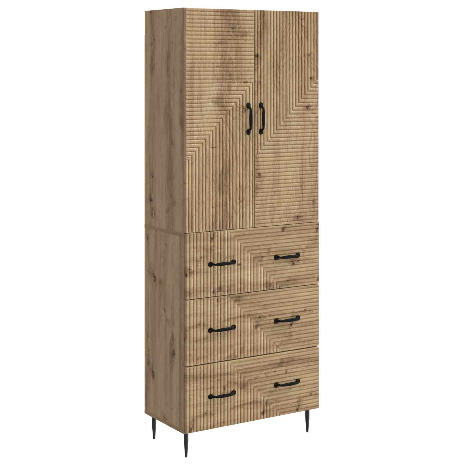 Ensemble de Meubles 2 pcs Chêne artisanal 66 x 34,5 x 90 cm - XIOS