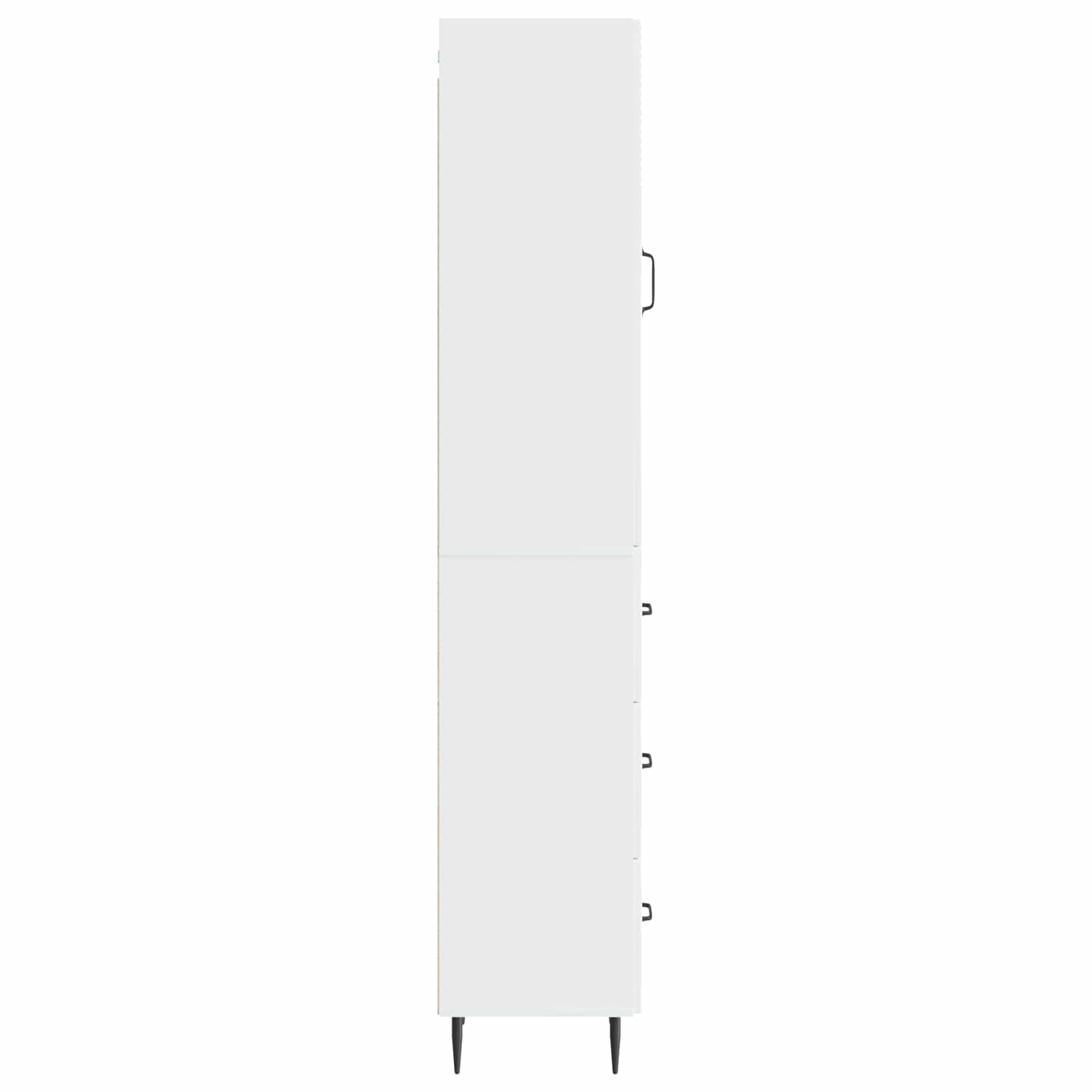 Ensemble de Meubles 2 pcs Blanc brillant 33 x 34,5 x 90 cm - XIOS