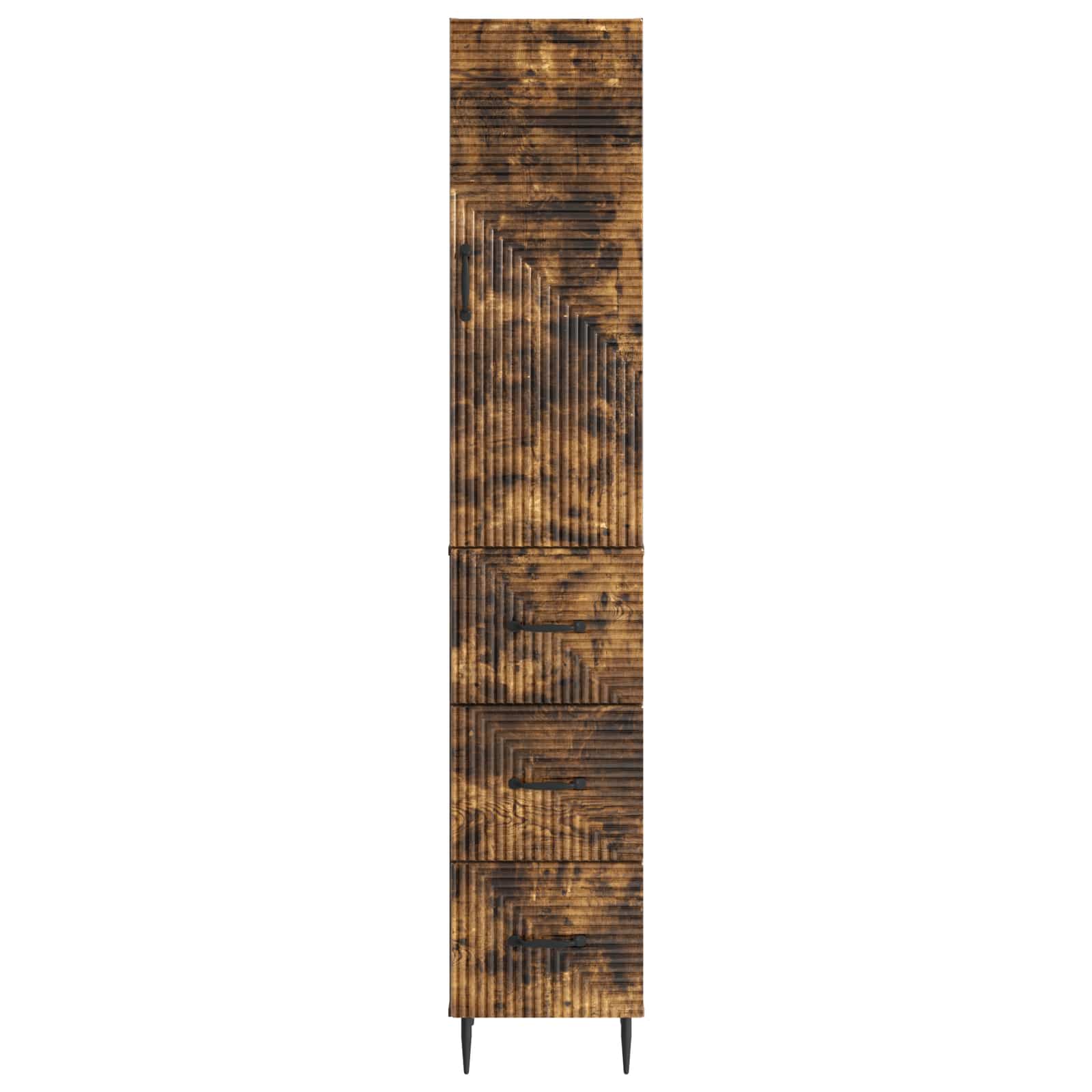 Ensemble de Meubles 2 pcs Chêne fumé 33 x 34,5 x 90 cm - XIOS