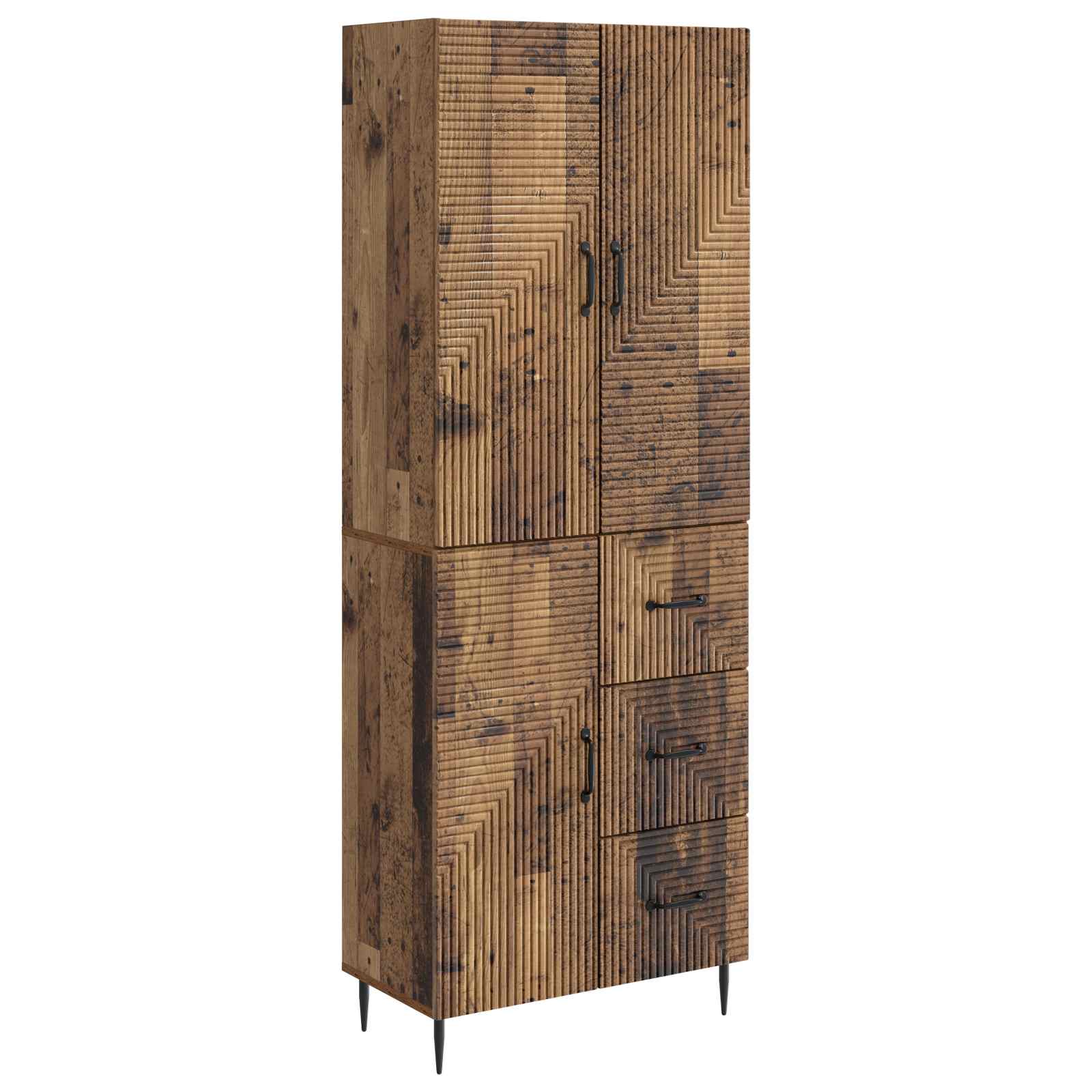 Ensemble de Meubles 2 pcs Bois ancien 66 x 34,5 x 89,5 cm - XIOS