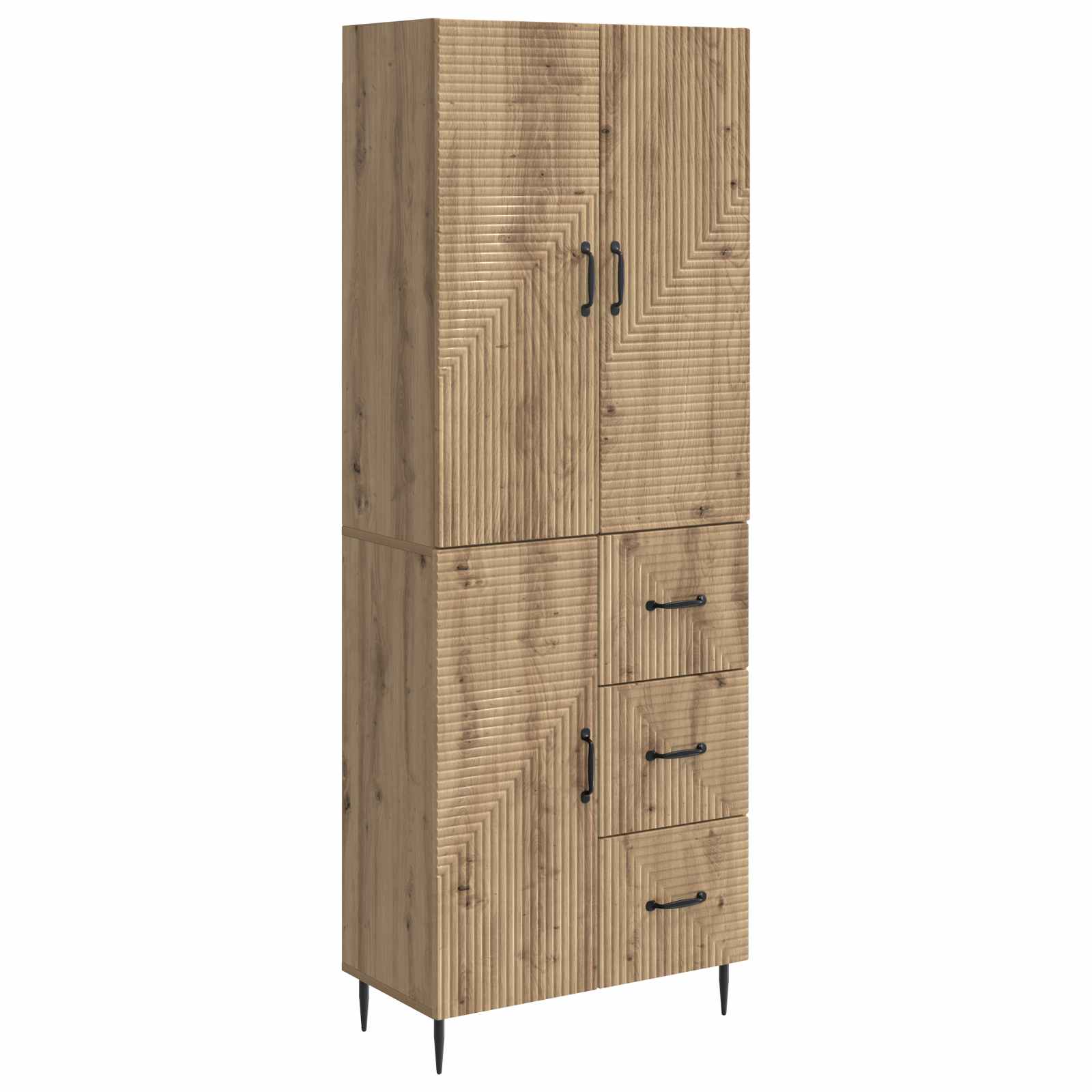 Ensemble de Meubles 2 pcs Chêne artisanal 66 x 34,5 x 89,5 cm - XIOS